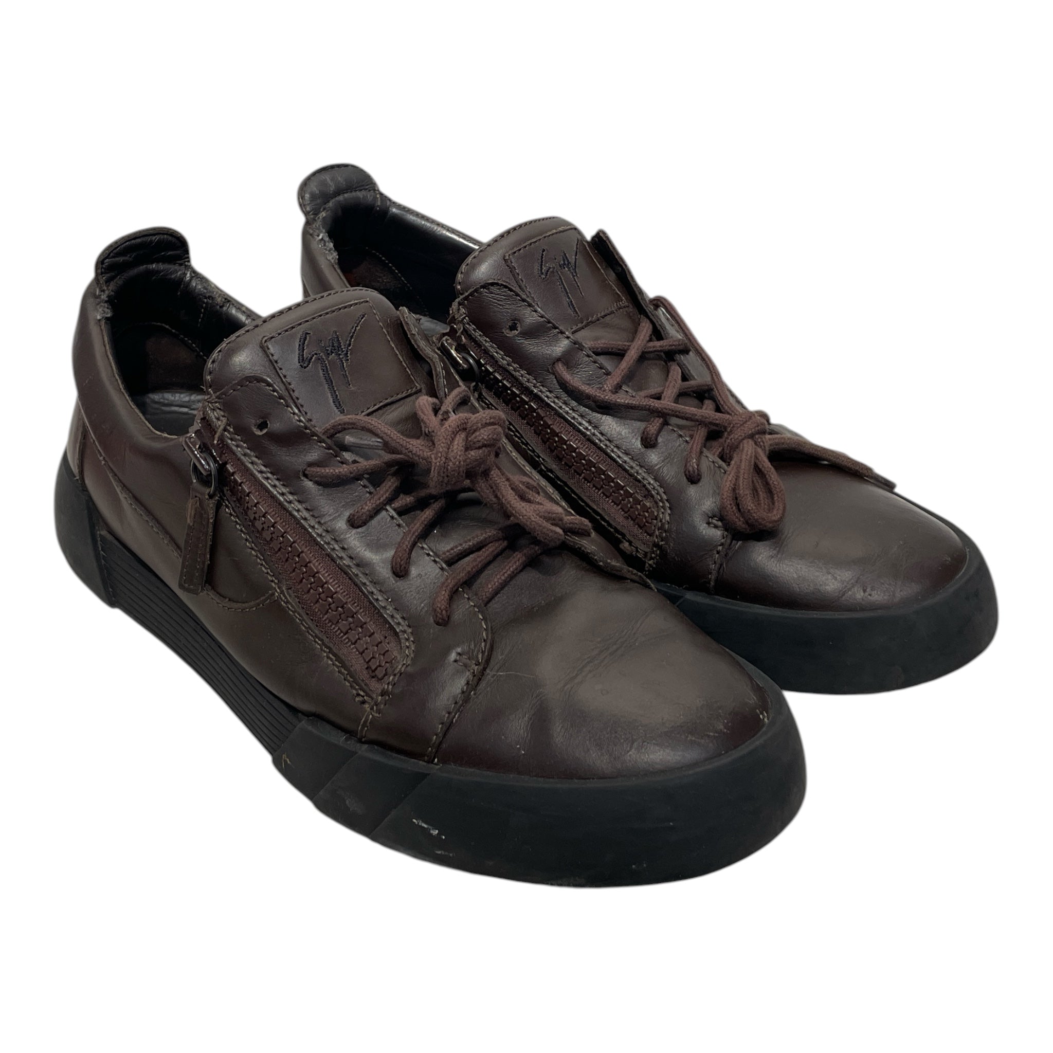 Giuseppe Zanotti/Low-Sneakers/EU 44/Leather/BRW/ view 1