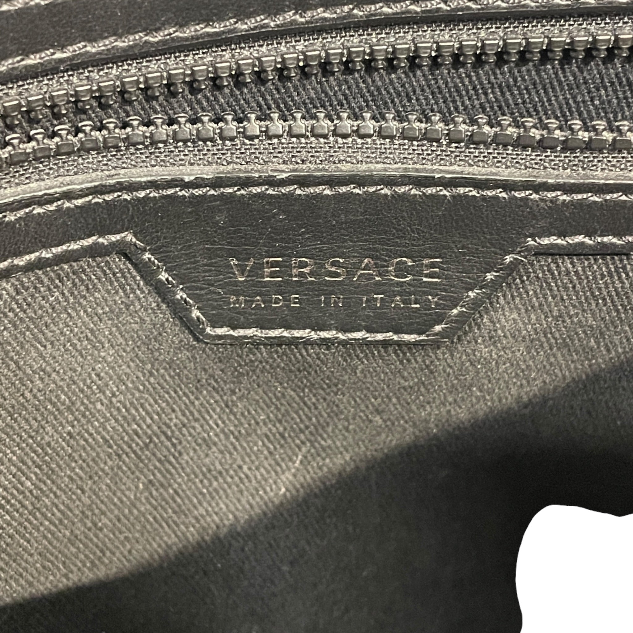 VERSACE/Clutch Bag/Floral Pattern/Leather/BLK/BLK CLUTCH FLORAL PATTERN view 4