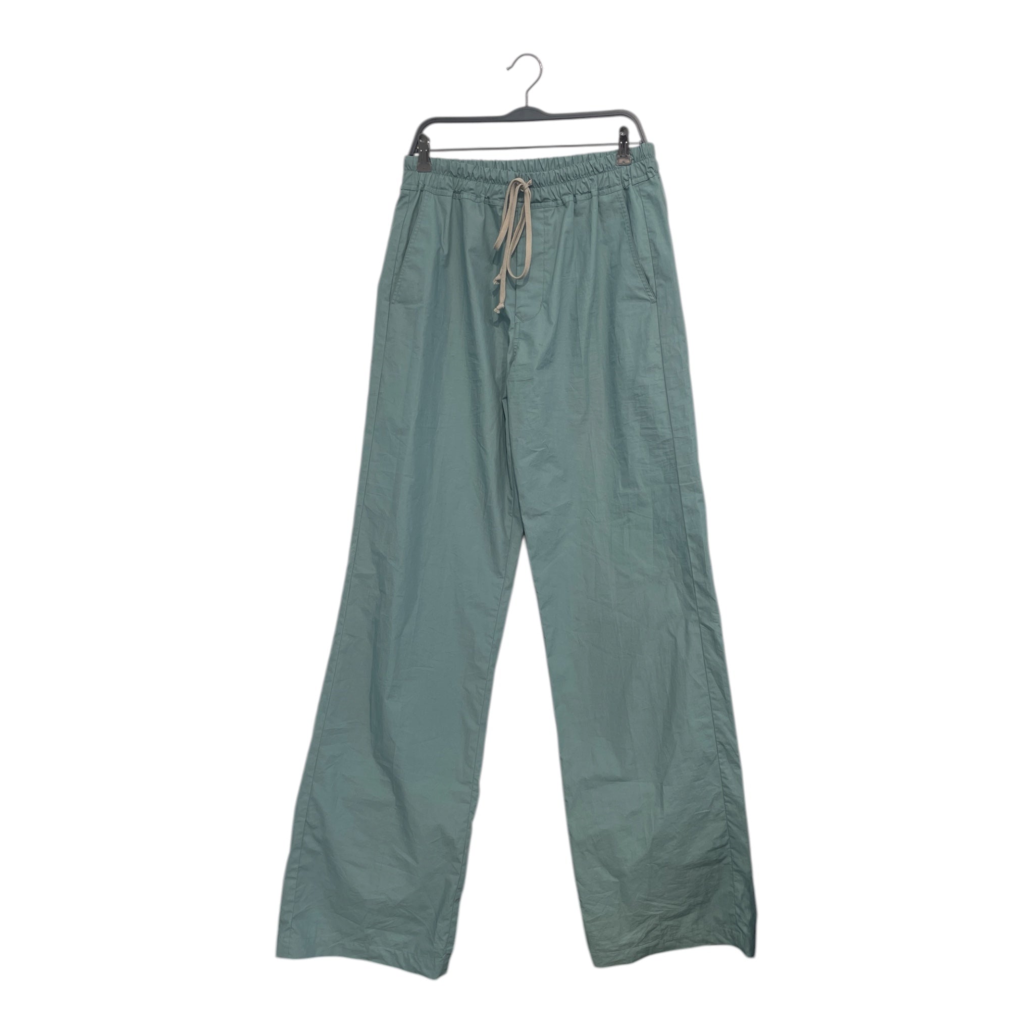 Rick Owens/Cargo Pants/42/Cotton/GRN/straight leg teal plants view 1