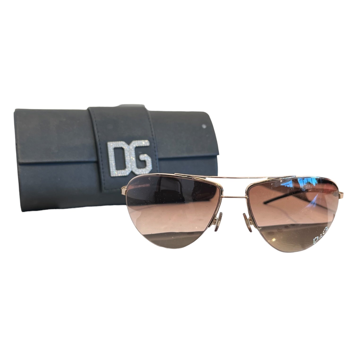 DOLCE&GABBANA/Sunglasses/Metal/GLD/L's/Aviator view 1
