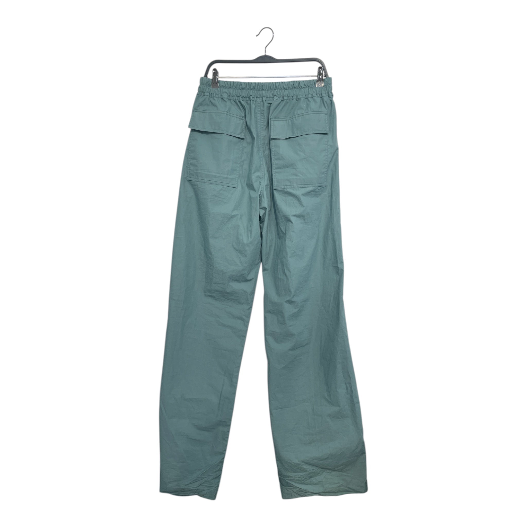Rick Owens/Cargo Pants/42/Cotton/GRN/straight leg teal plants view 2