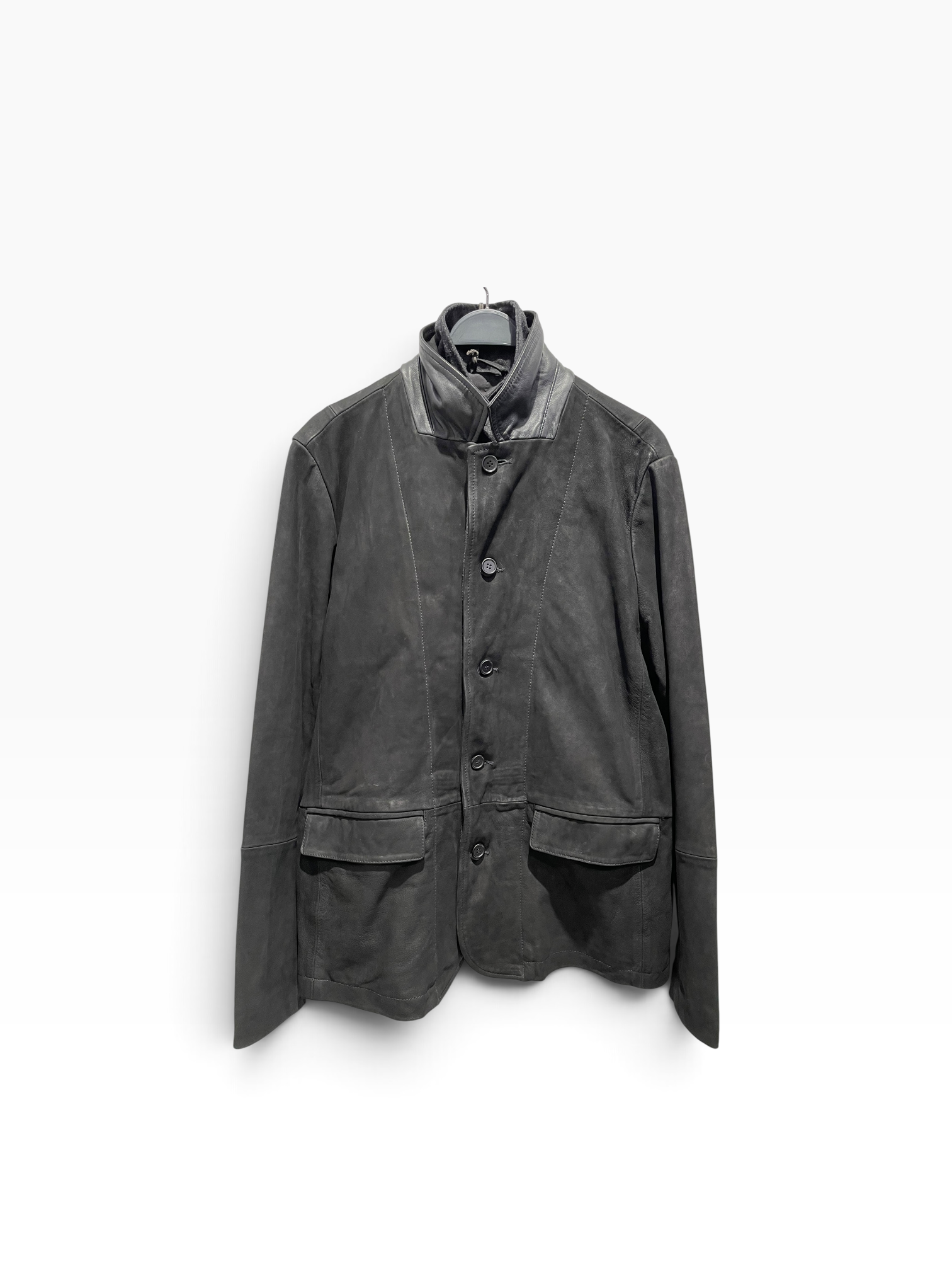 ALLSAINTS/Jacket/XXL/Leather/BLK/survey leather view 1