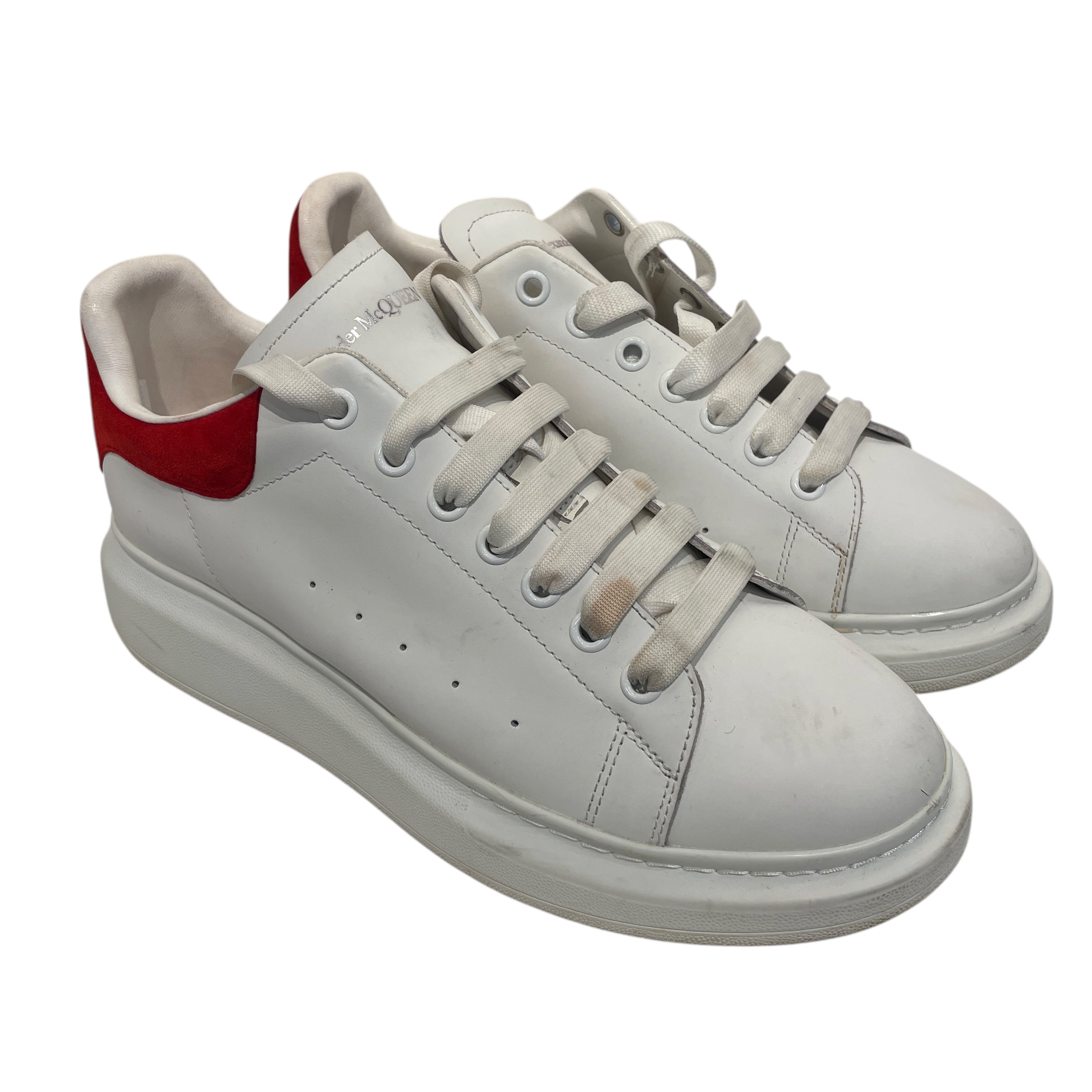 Alexander McQueen/Low-Sneakers/US 13/Leather/WHT/ view 1