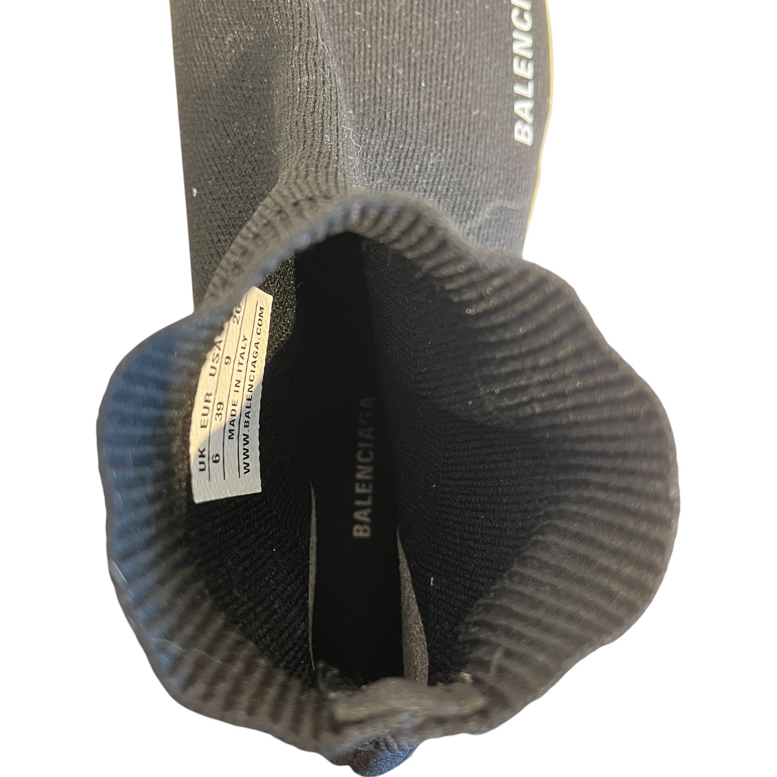 BALENCIAGA/Hi-Sneakers/US 9/BLK/Speed Trainer view 3