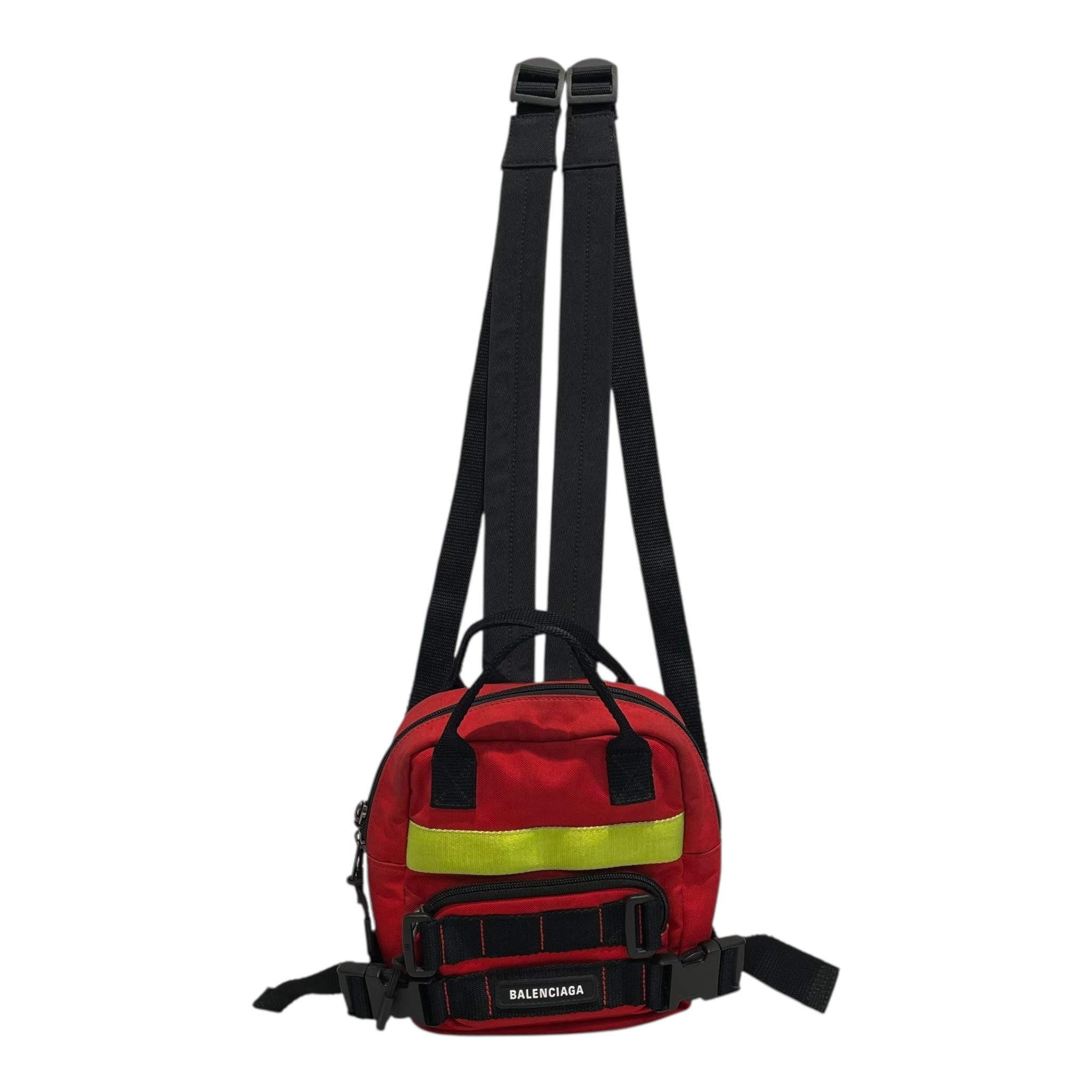 BALENCIAGA/Backpack/Graphic/Polyester/RED/Daypack Backpack view 1