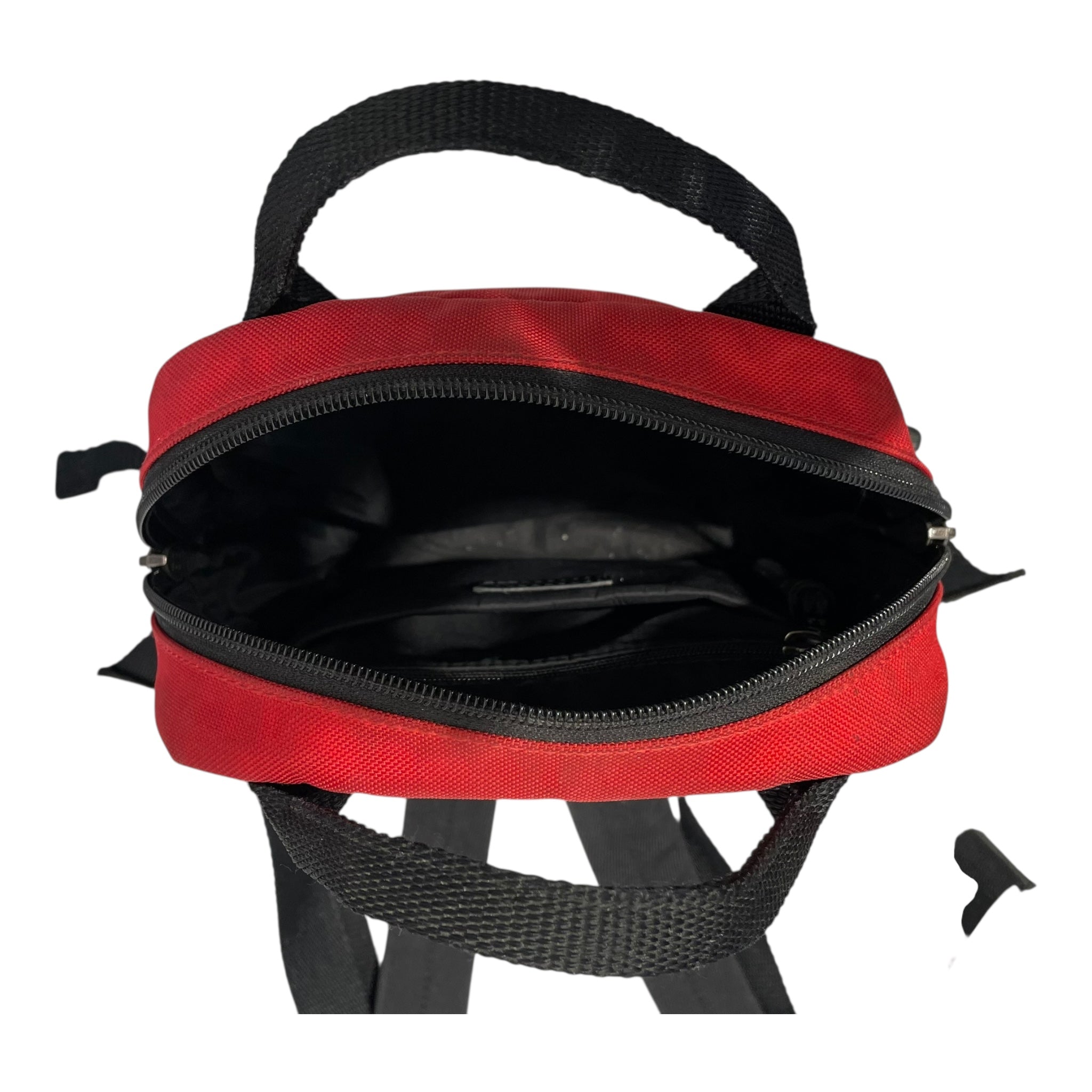 BALENCIAGA/Backpack/Graphic/Polyester/RED/Daypack Backpack view 3