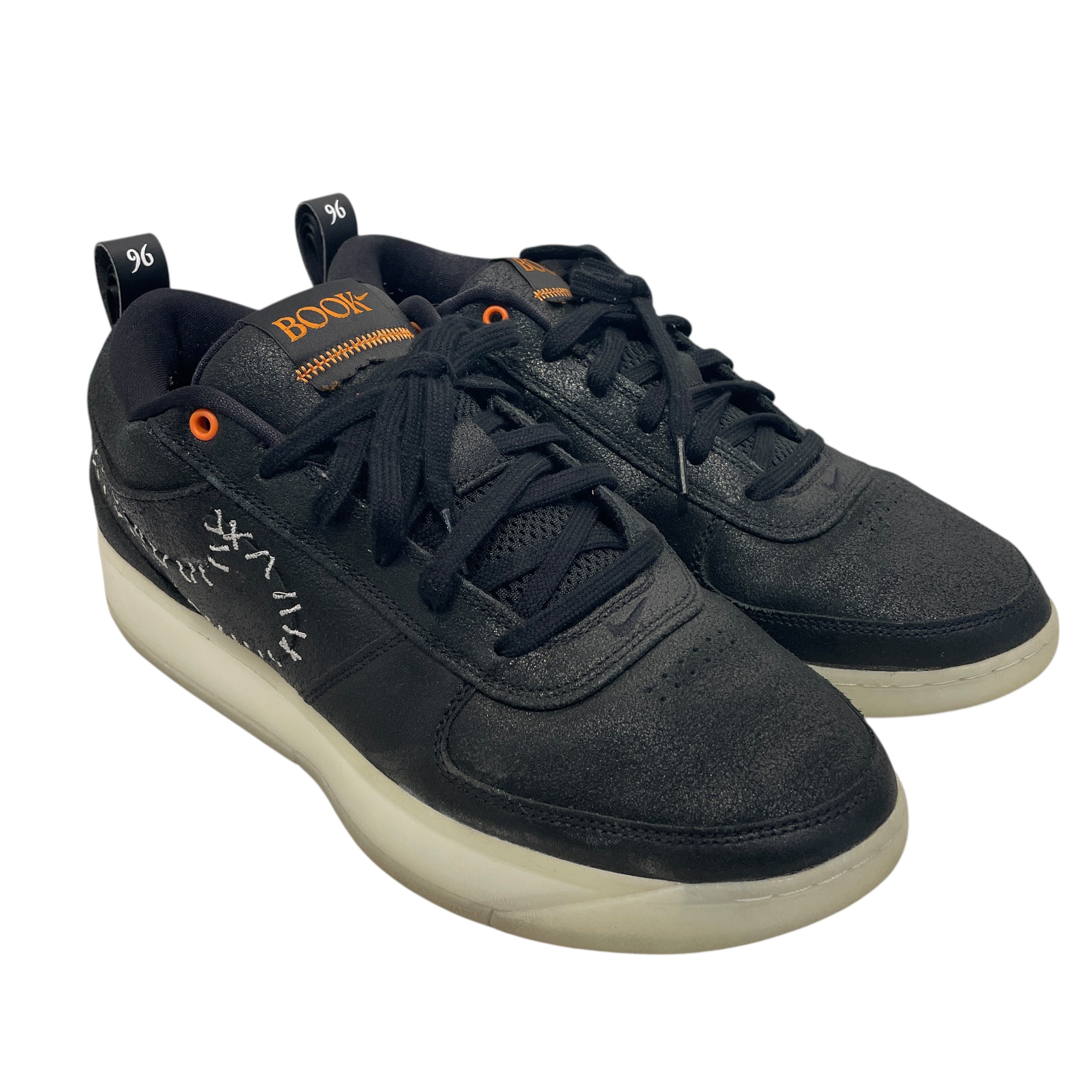 NIKE/Low-Sneakers/US 13/Leather/BLK/halloween glow view 1