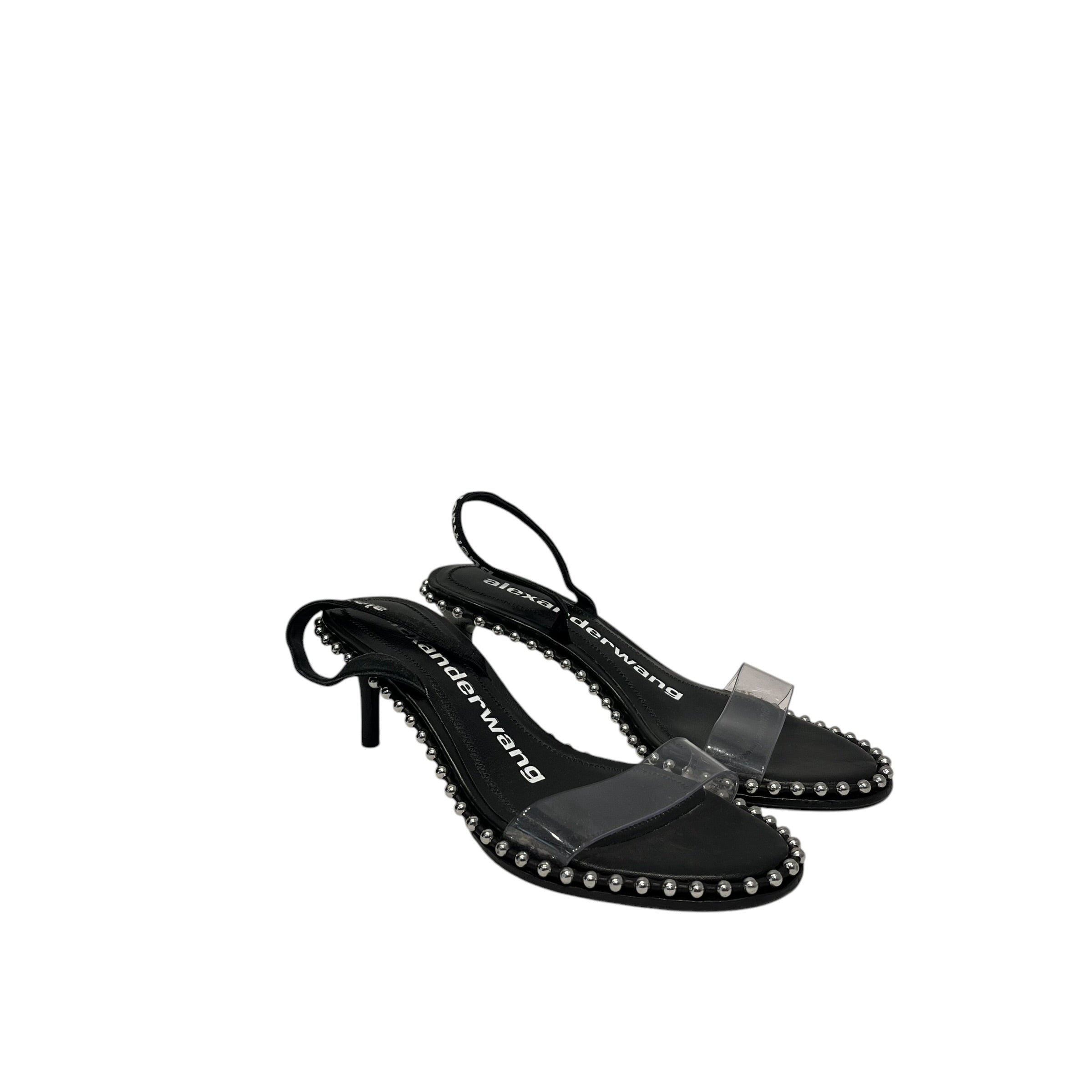 Alexander Wang/Sandals/EU 36/Leather/BLK/ view 1