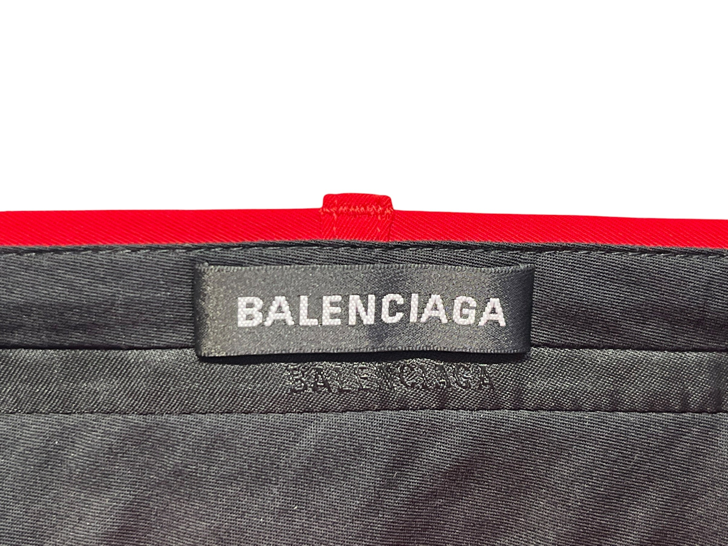BALENCIAGA/Slacks/48/Polyester/RED/2018 SLACKS W CREASE view 3