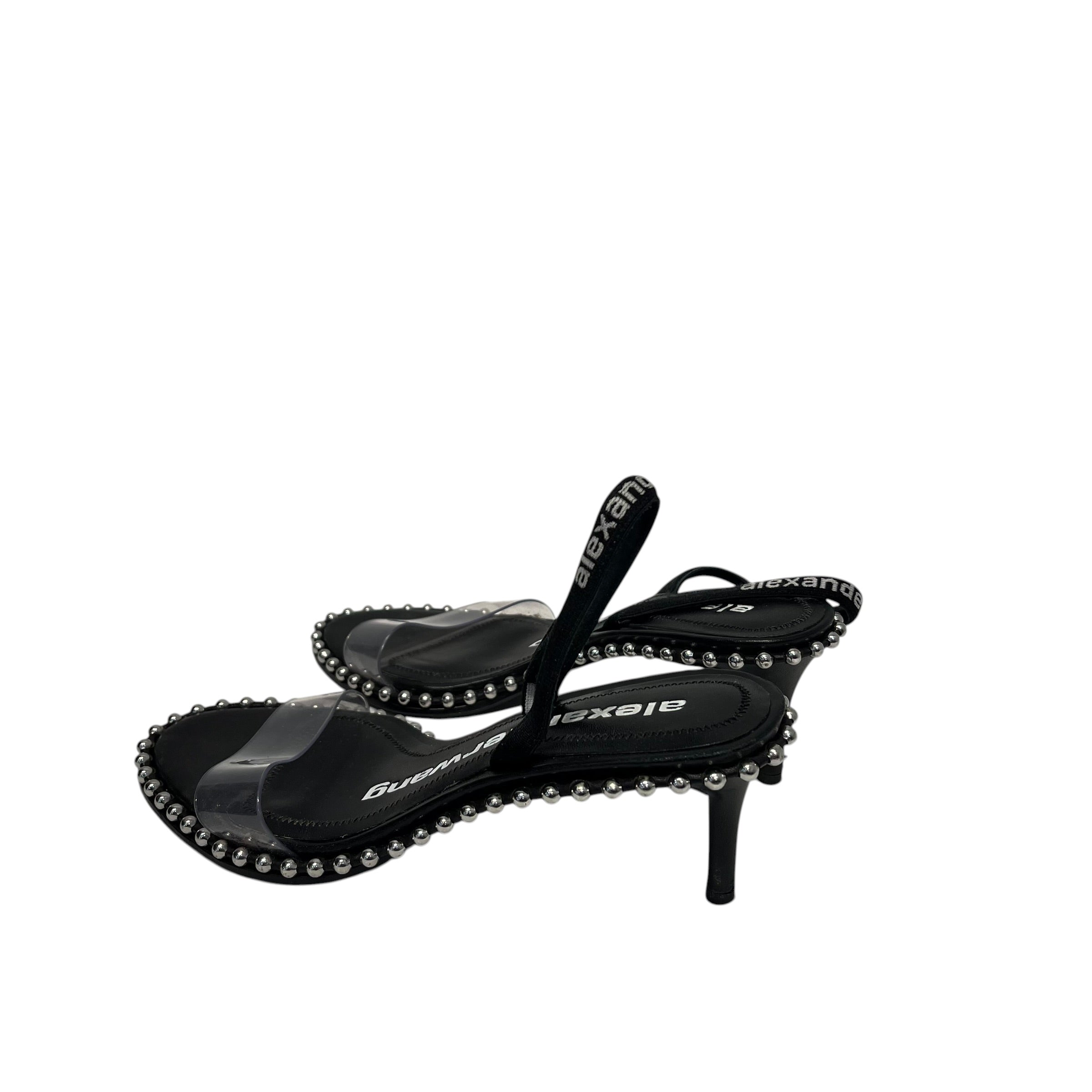 Alexander Wang/Sandals/EU 36/Leather/BLK/ view 2