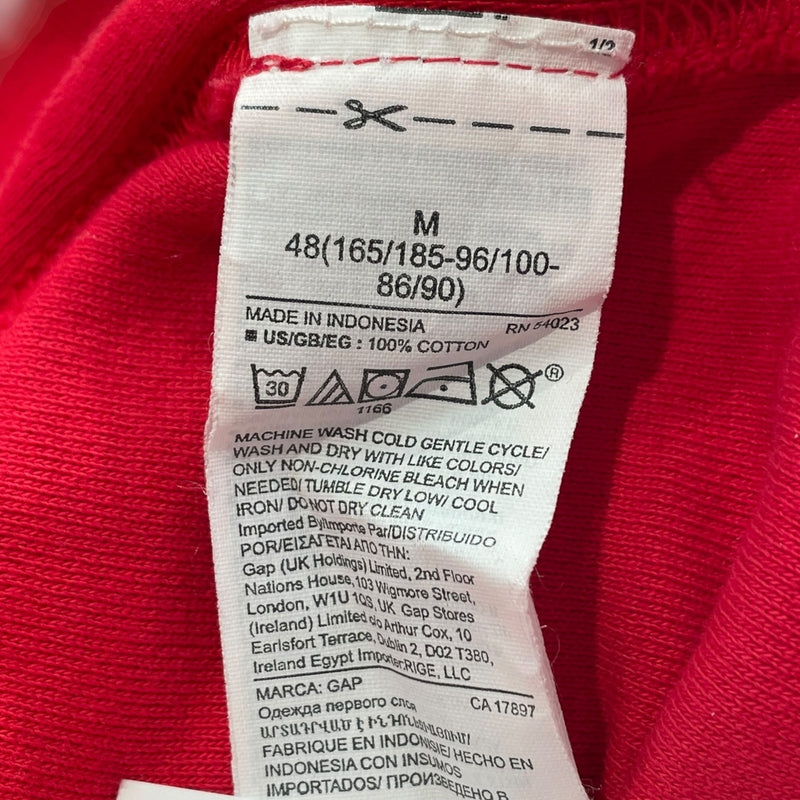 YEEZY GAP ENGINEERED BY BALENCIAGA/Hoodie/M/Cotton/RED/