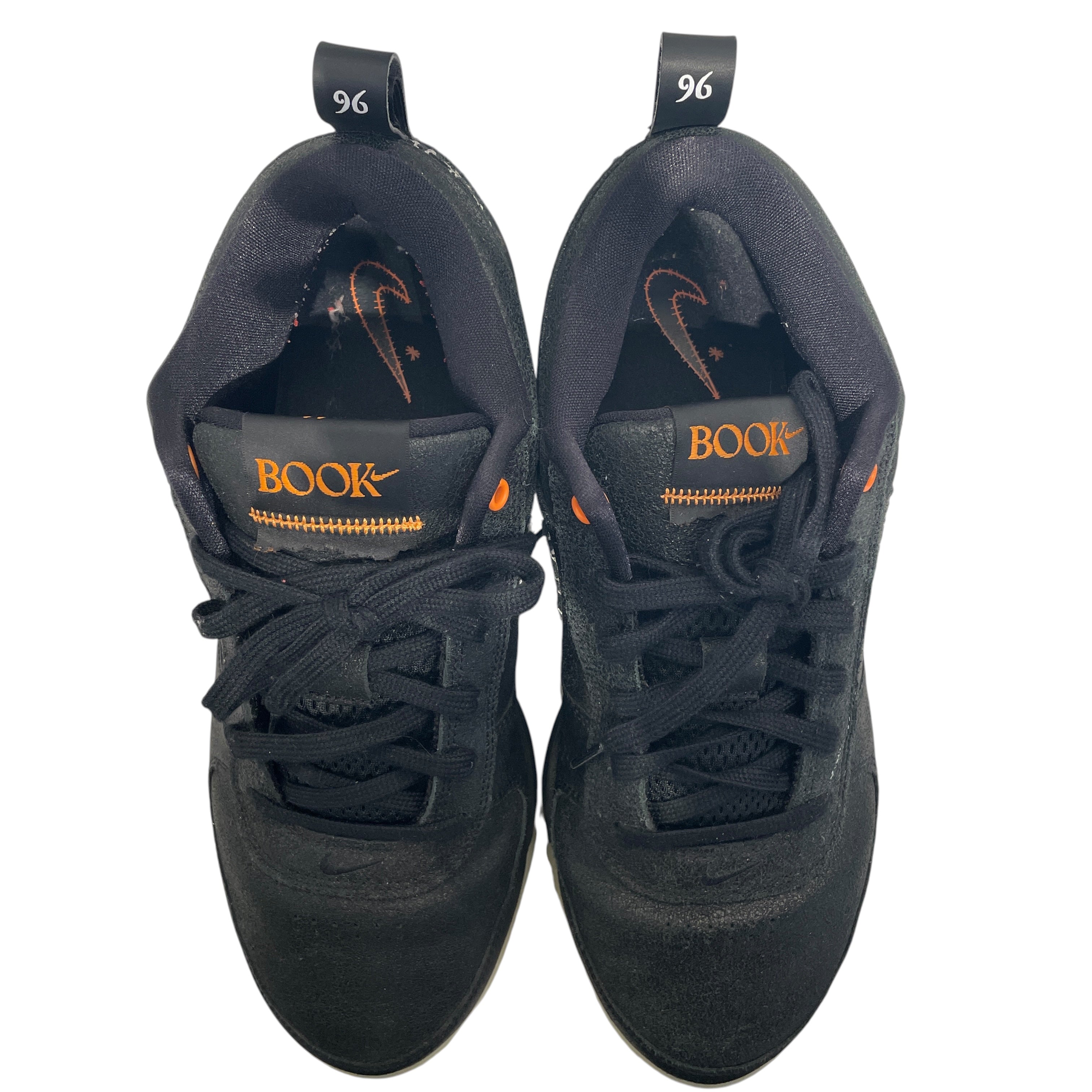 NIKE/Low-Sneakers/US 13/Leather/BLK/halloween glow view 3