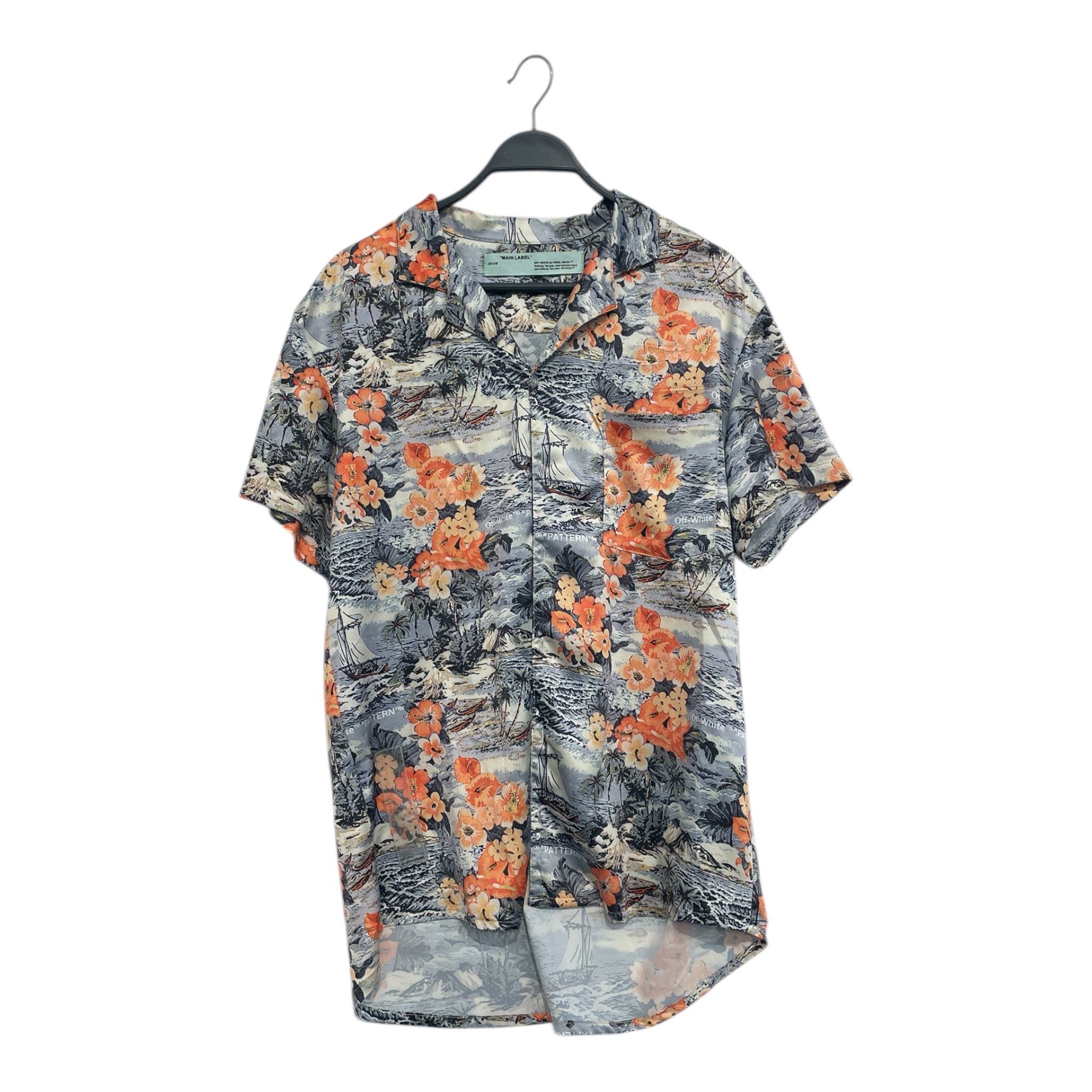 OFF-WHITE/Hawaiian Shirt/S/Cotton/MLT/All Over Print/ view 1