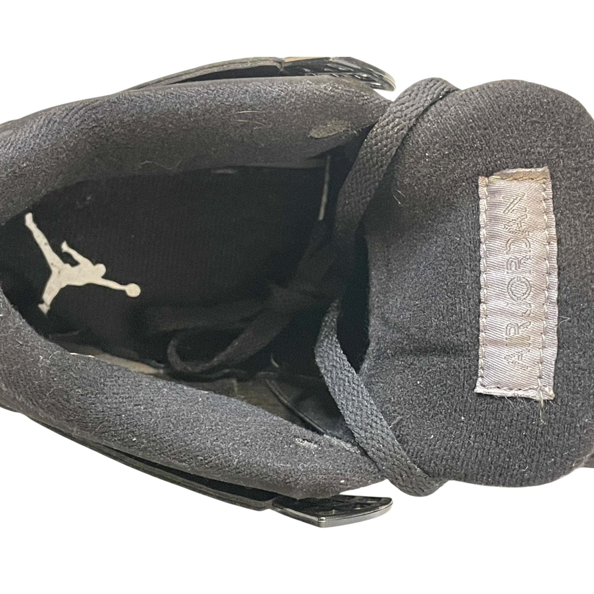 JORDAN BRAND/Hi-Sneakers/US 8.5/Cotton/BLK/BLACK CAT 4s view 3