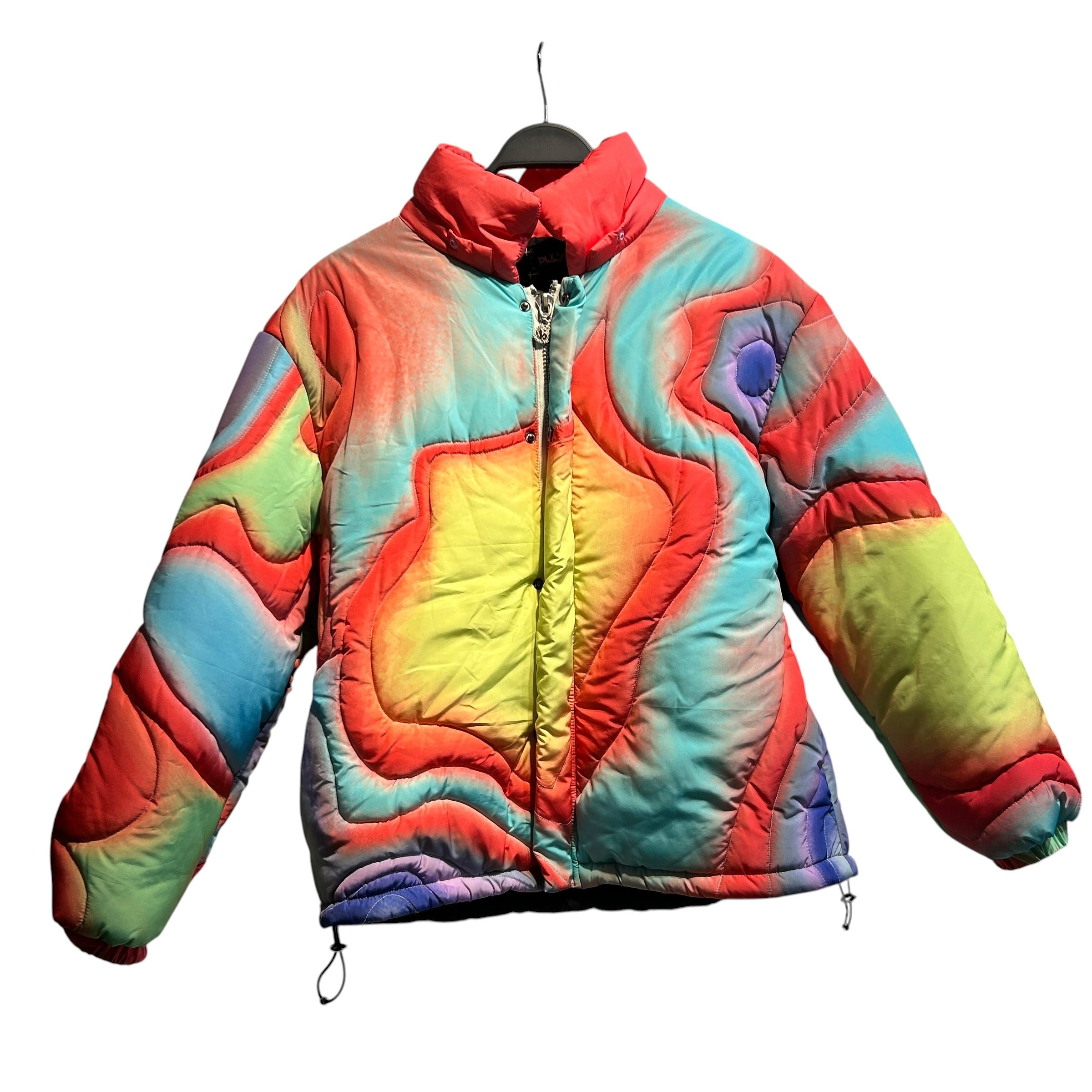 BAD SON/Puffer Jkt/S/Nylon/MLT/NO HOOD view 1