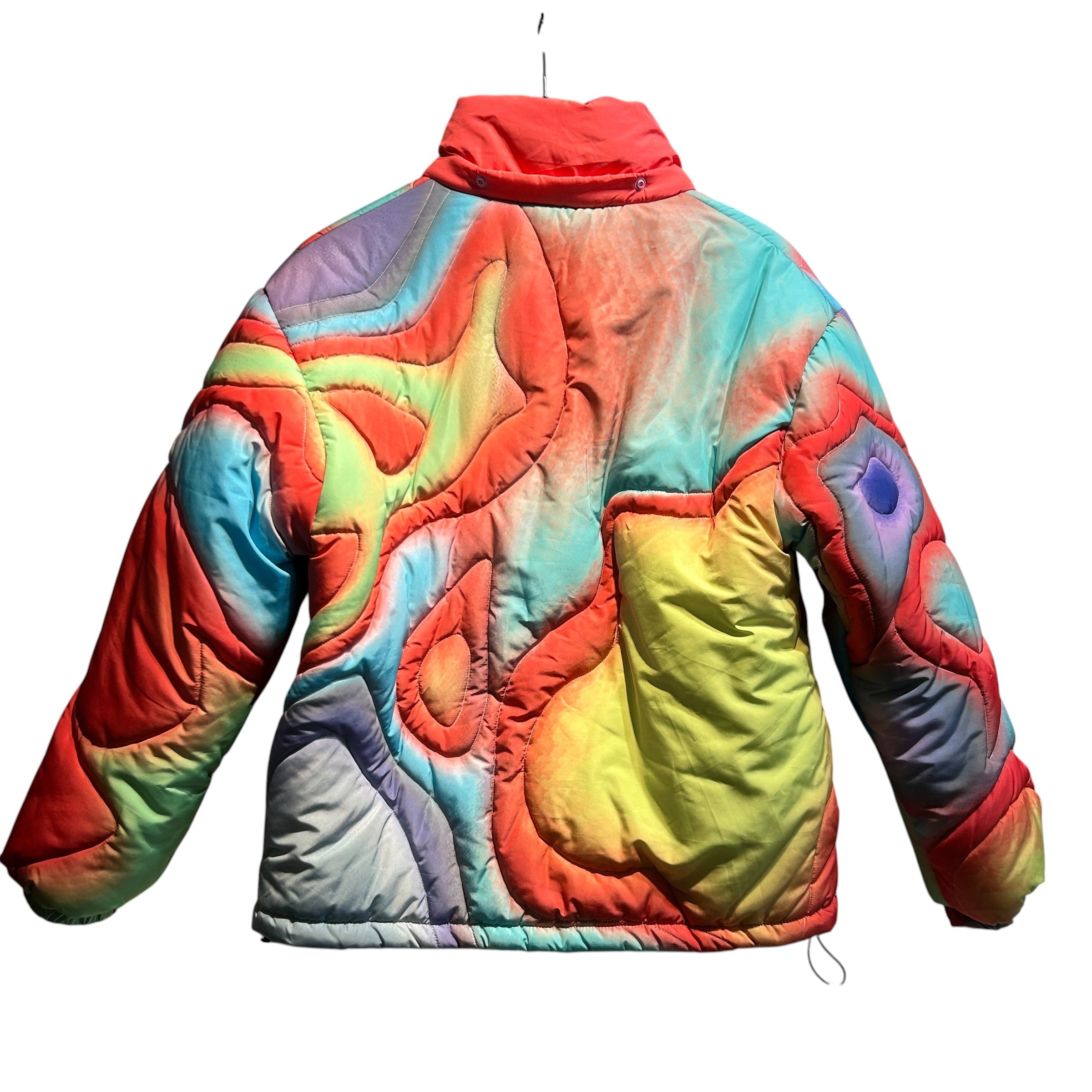 BAD SON/Puffer Jkt/S/Nylon/MLT/NO HOOD view 2