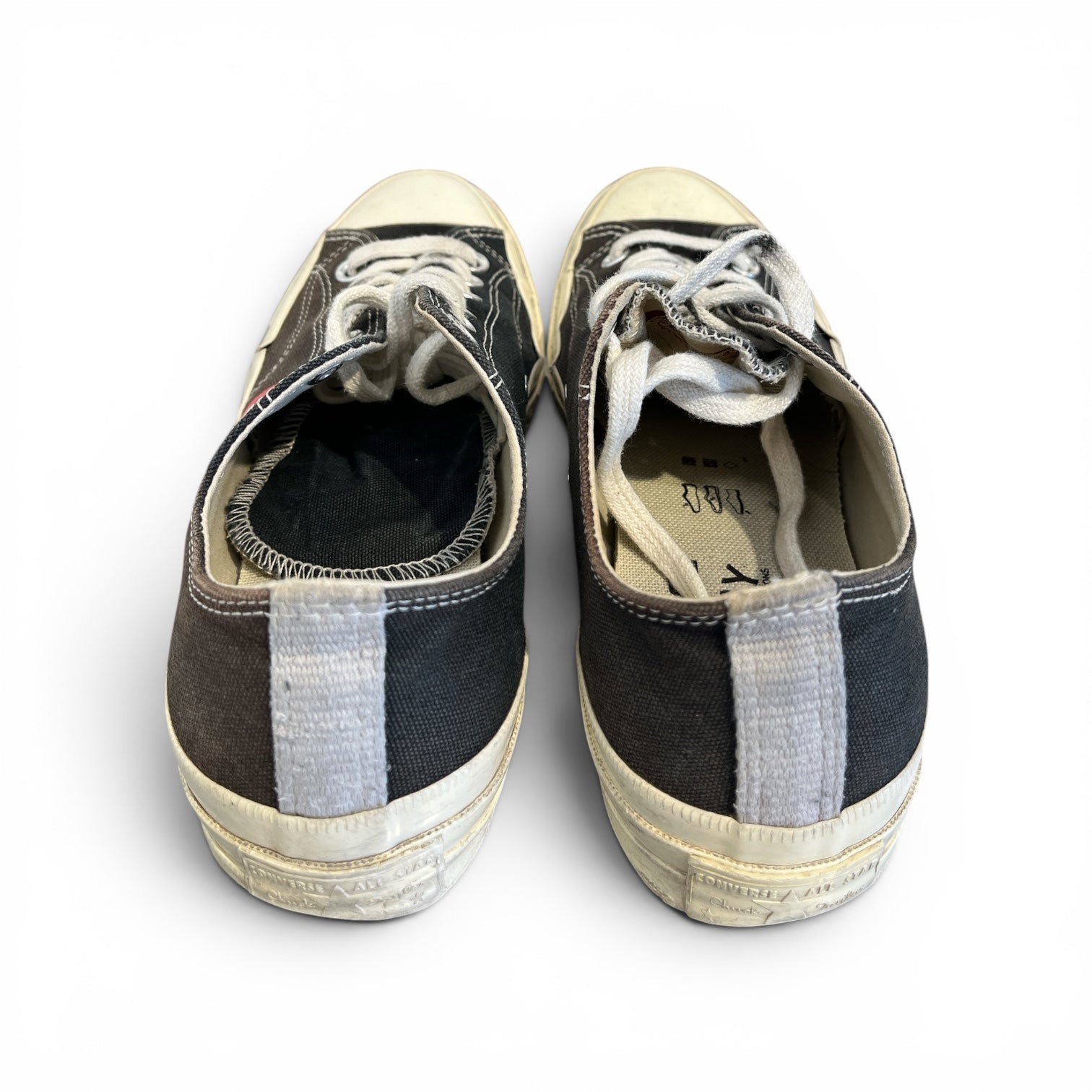 CONVERSE/PLAY COMME des GARCONS/Low-Sneakers/US 7/BLK/faded heart shoes view 2