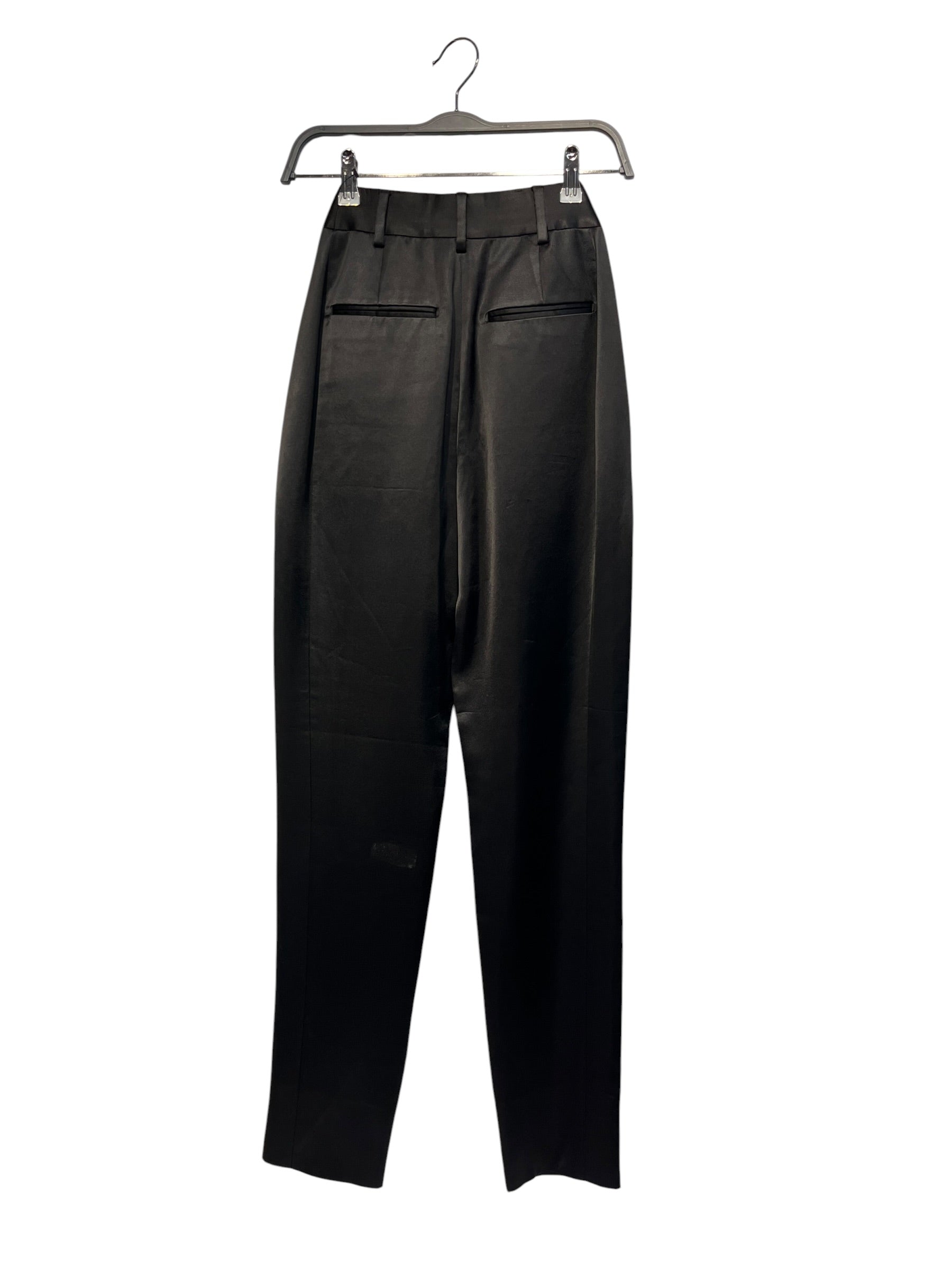 SAINT LAURENT/Bottoms/36/Rayon/BLK/LARGE FLAP SLACKS 2019 view 2