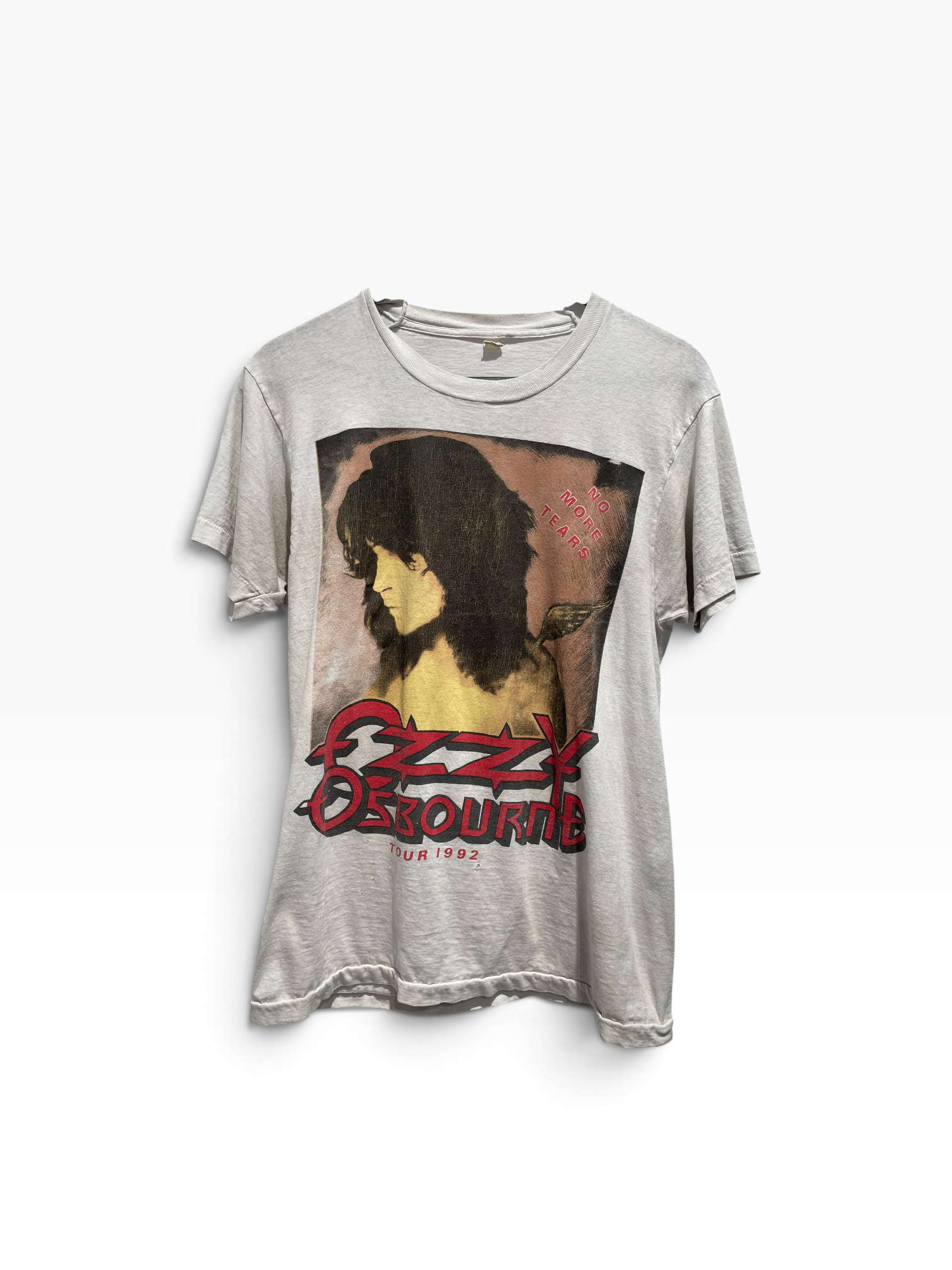 Vintage/T-Shirt/L/Cotton/WHT/Graphic/Ozzy Osborne 1992 Tour Tee view 1