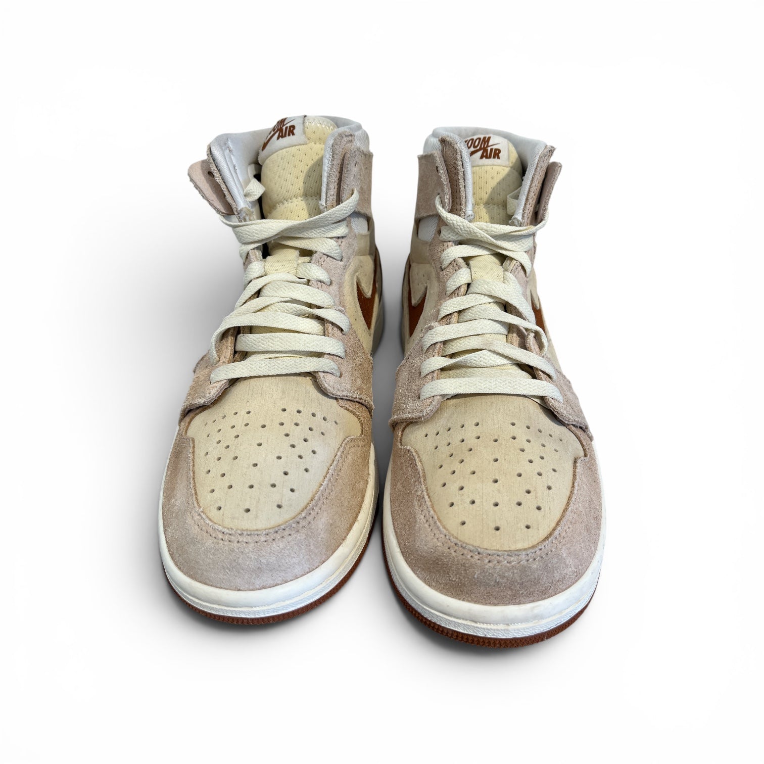 NIKE/Hi-Sneakers/US 7.5/Suede/BEG/JORDAN AIR 1 ZOON CMPT 2 view 1
