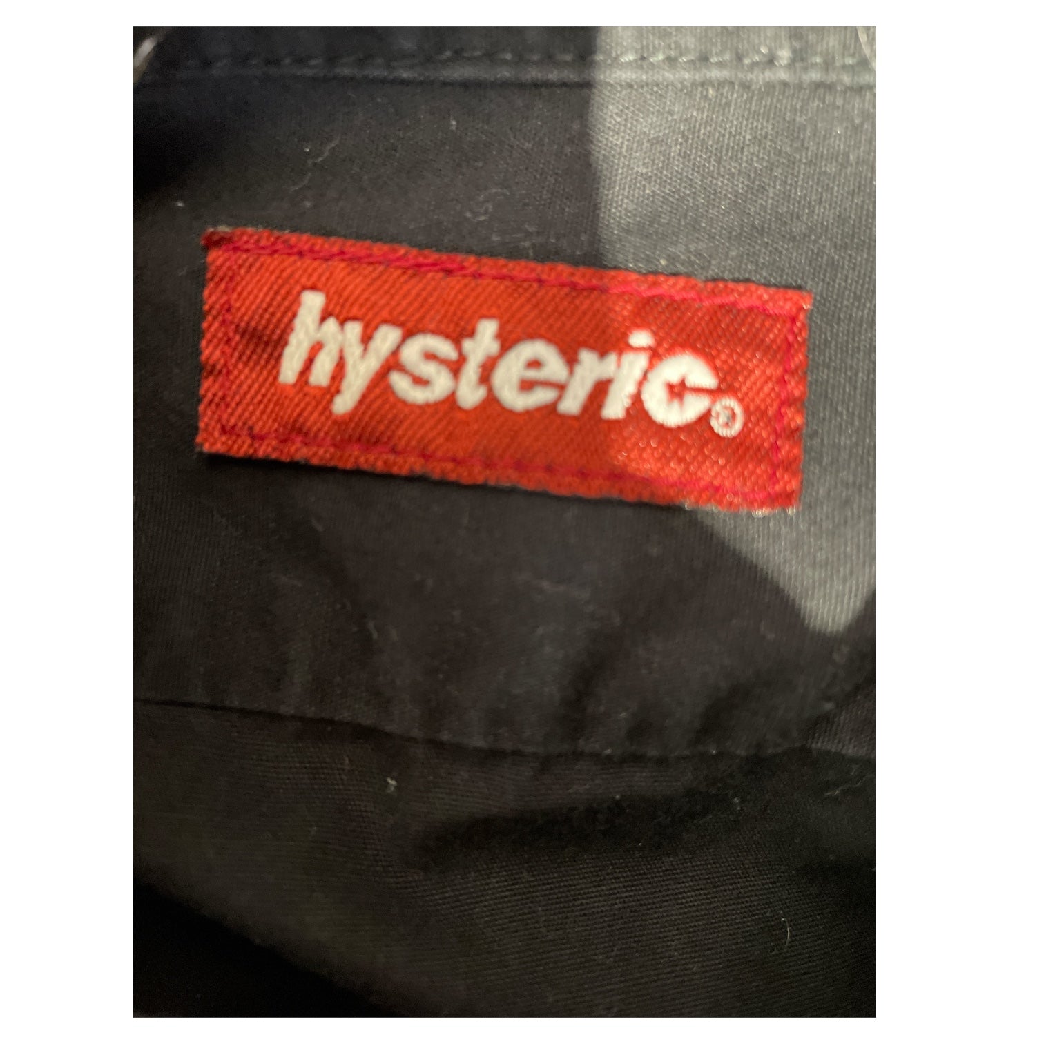 HYSTERIC/LS Shirt/M/Cotton/BLK/Stripe/hysteric works collar shirt view 3