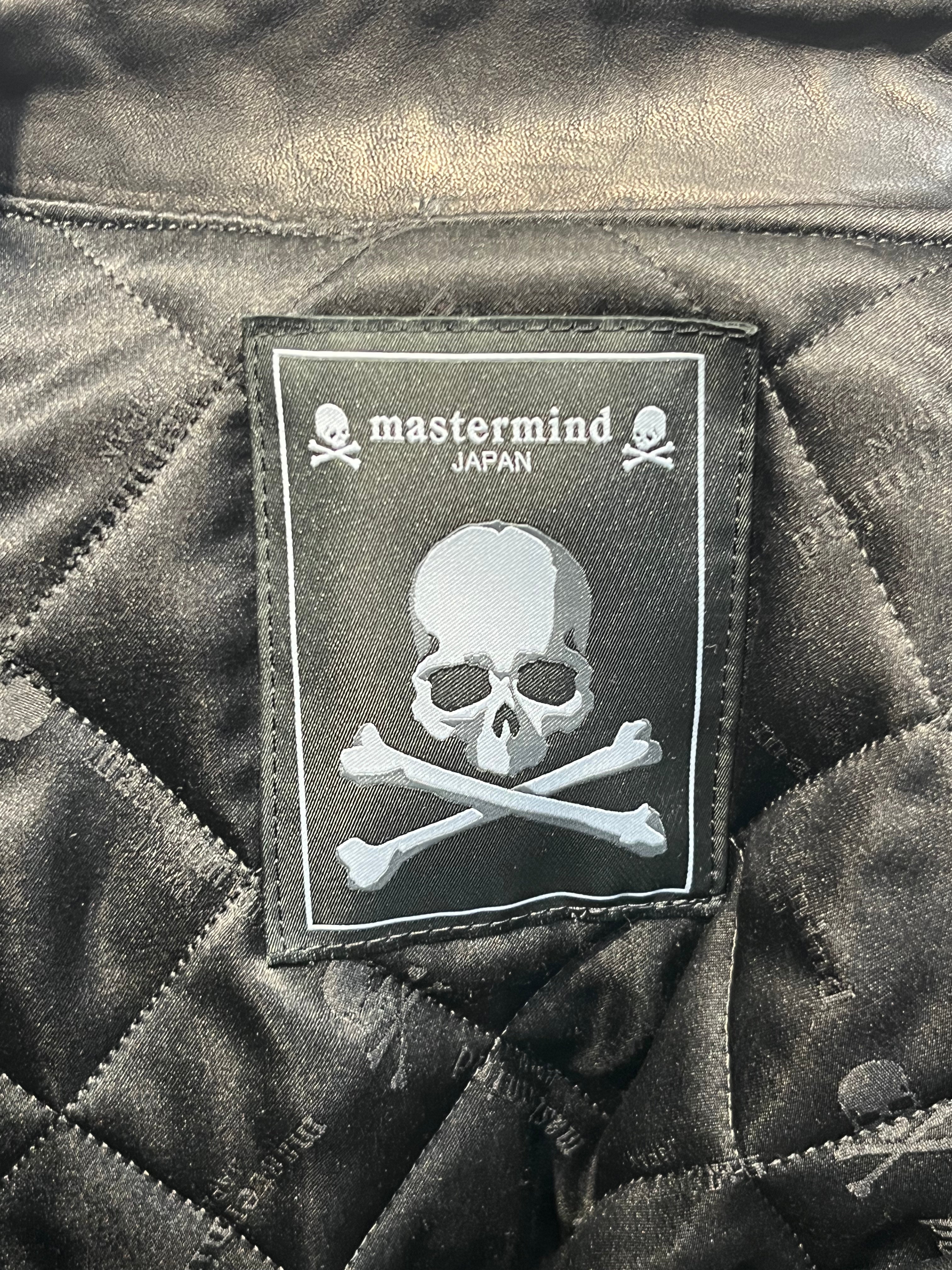 mastermind JAPAN/Leather Jkt/L/Leather/BLK/ view 3