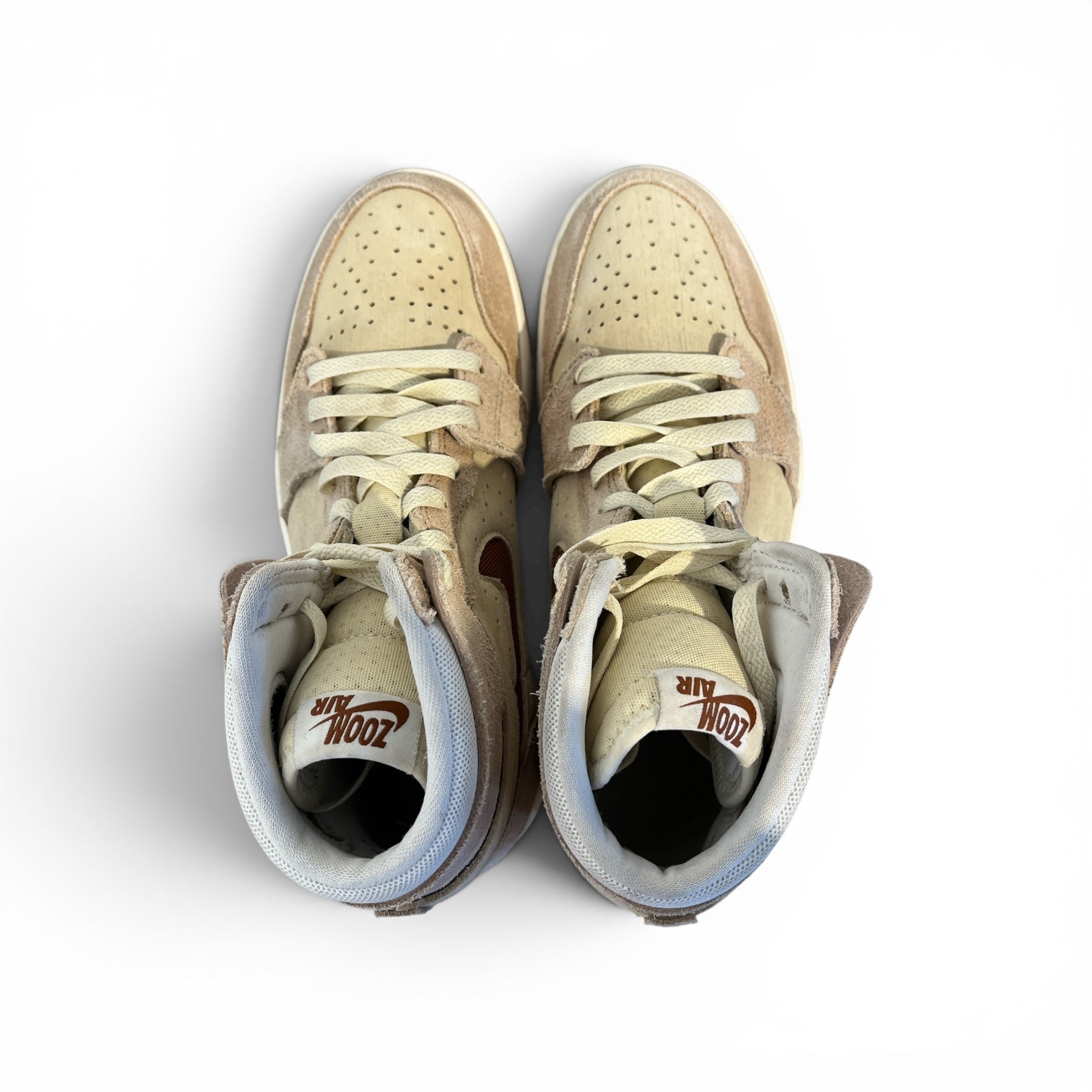 NIKE/Hi-Sneakers/US 7.5/Suede/BEG/JORDAN AIR 1 ZOON CMPT 2 view 3
