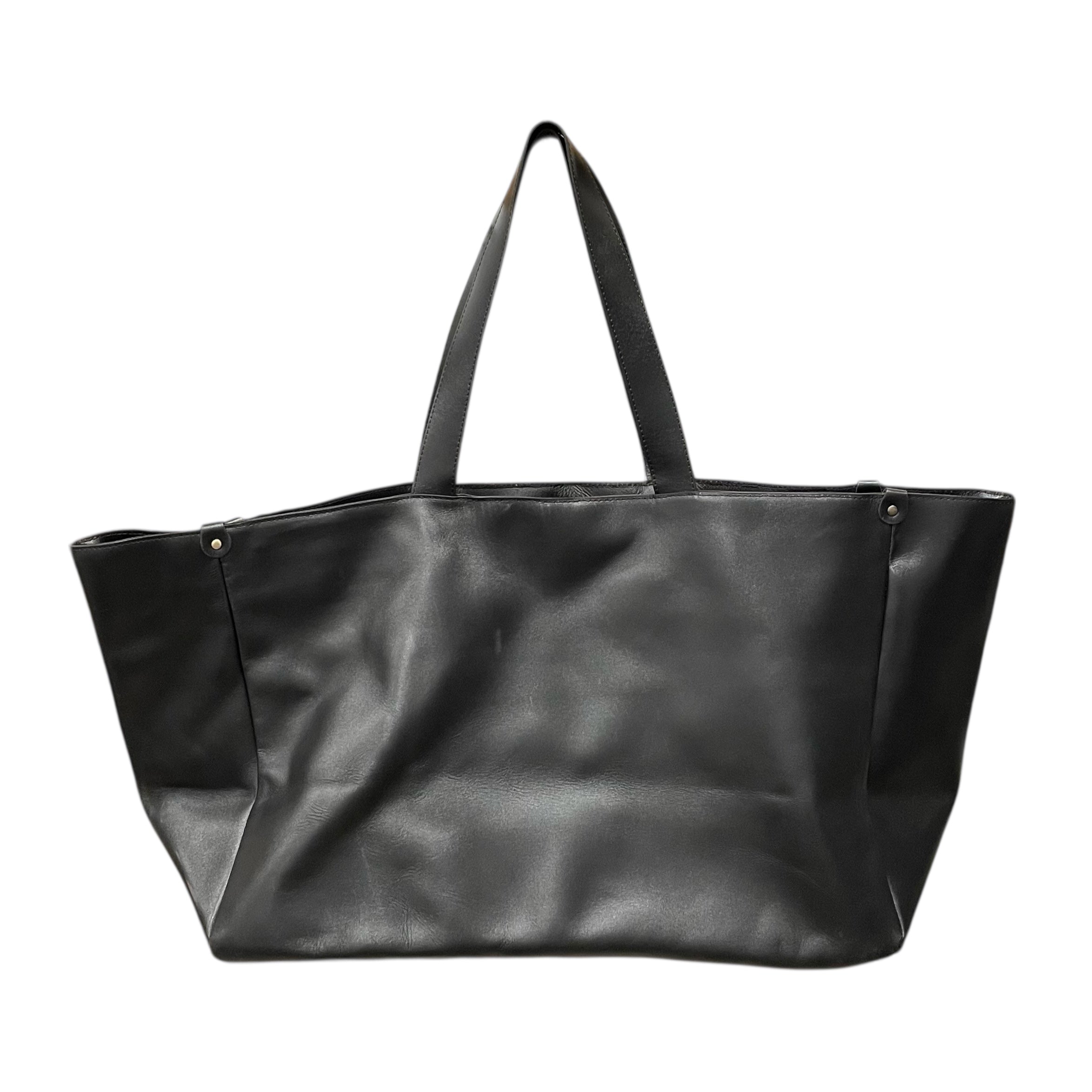 HELEN ANTHONY/Tote Bag/Leather/BLK/BIG TOTE LEATHER view 2