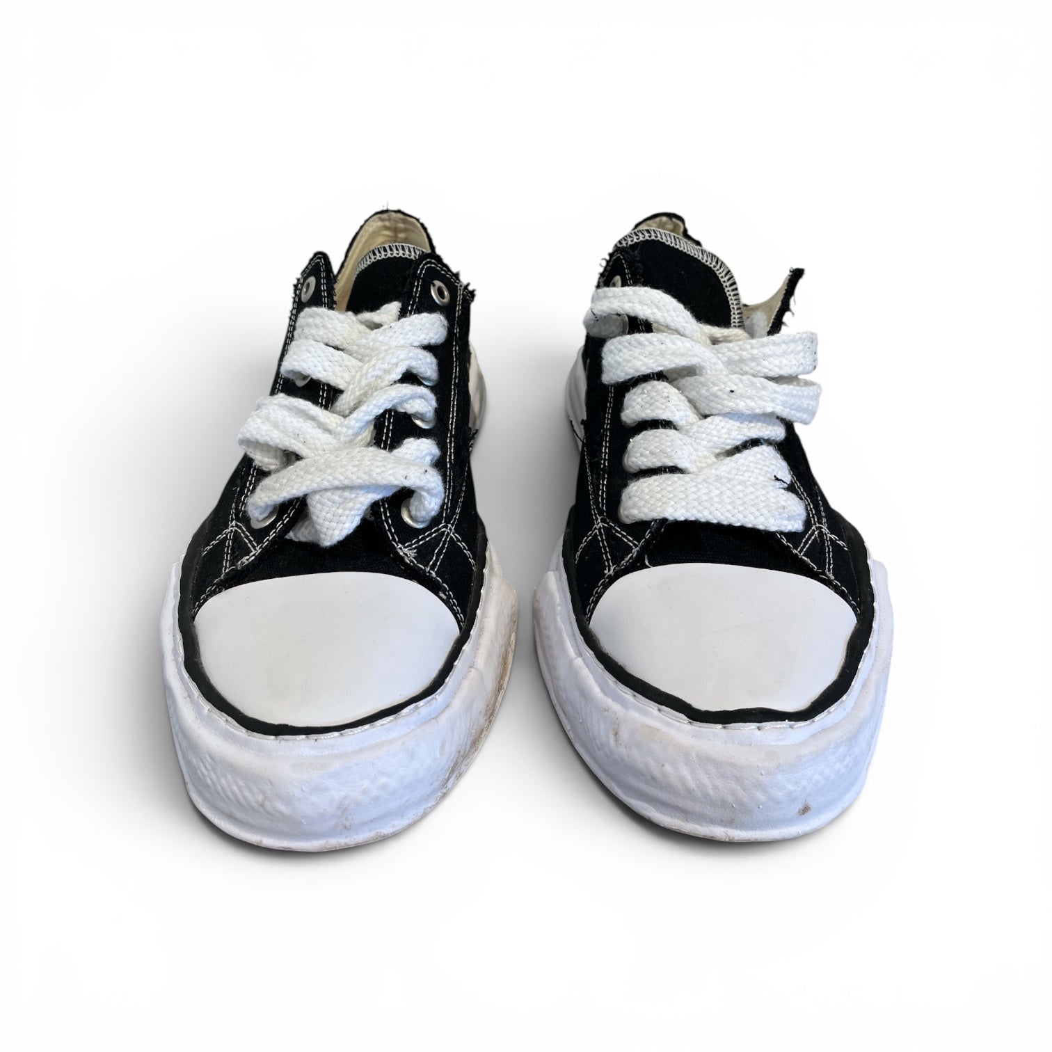 MIHARA YASUHIRO/Low-Sneakers/EU 45/Cotton/BLK/peterson low view 1