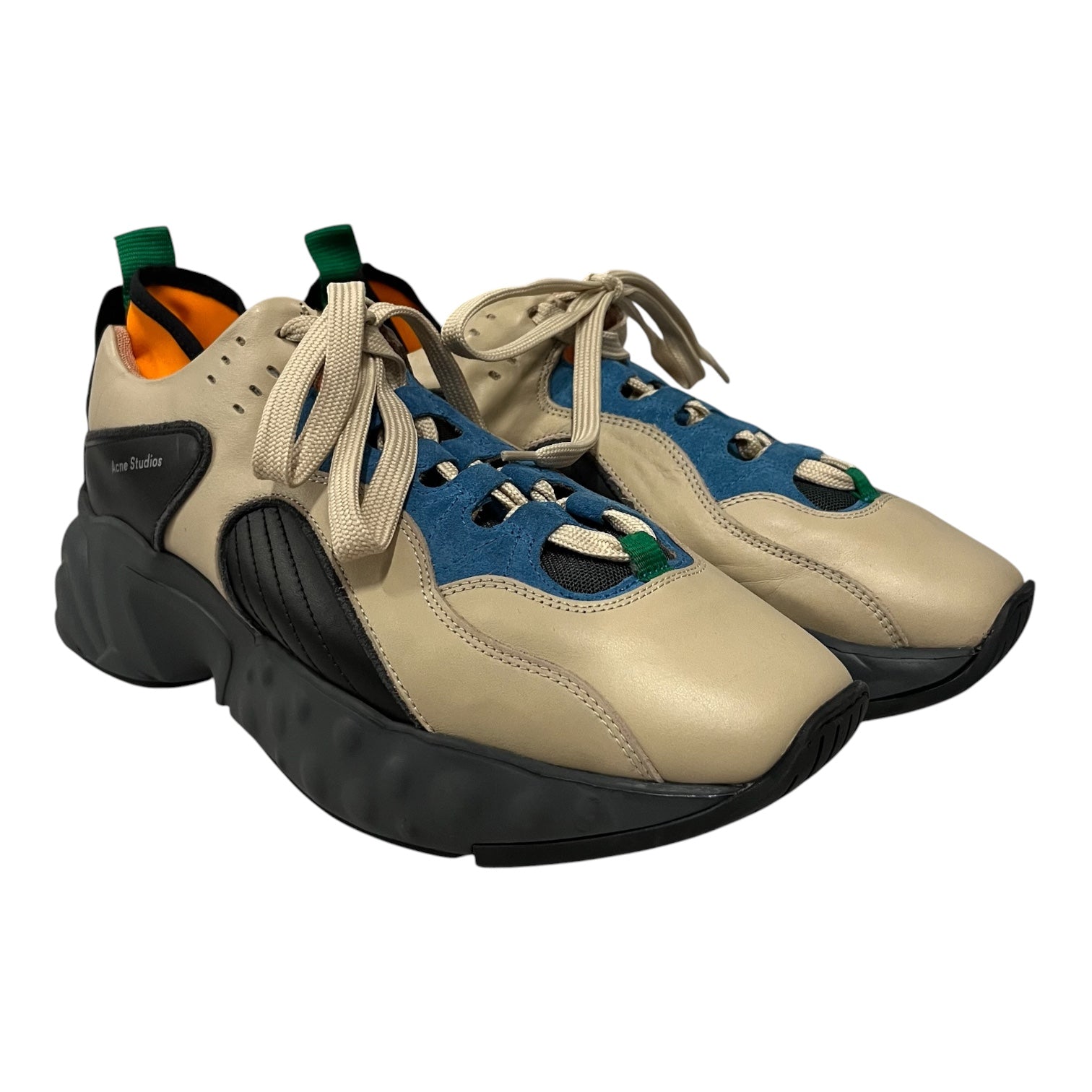 Acne Studios/Low-Sneakers/US 10.5/Cotton/CRM/rockaway view 1