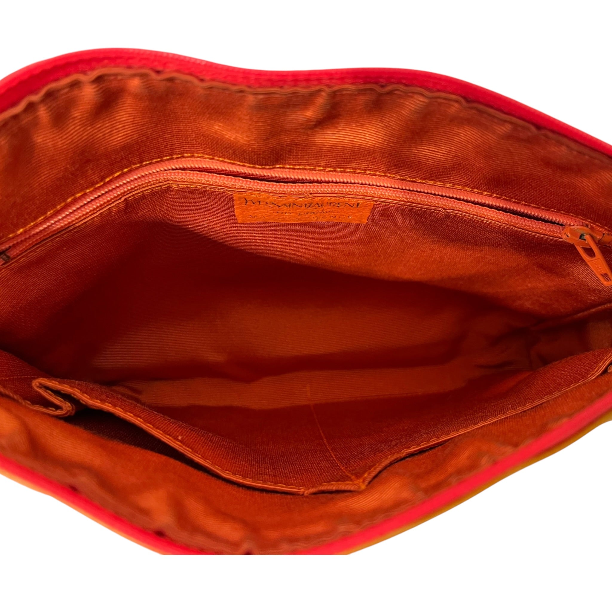 YVES SAINT LAURENT rive gauche/Pouch/Leather/ORN/TASSEL ZIPPER Y STRIPS view 3