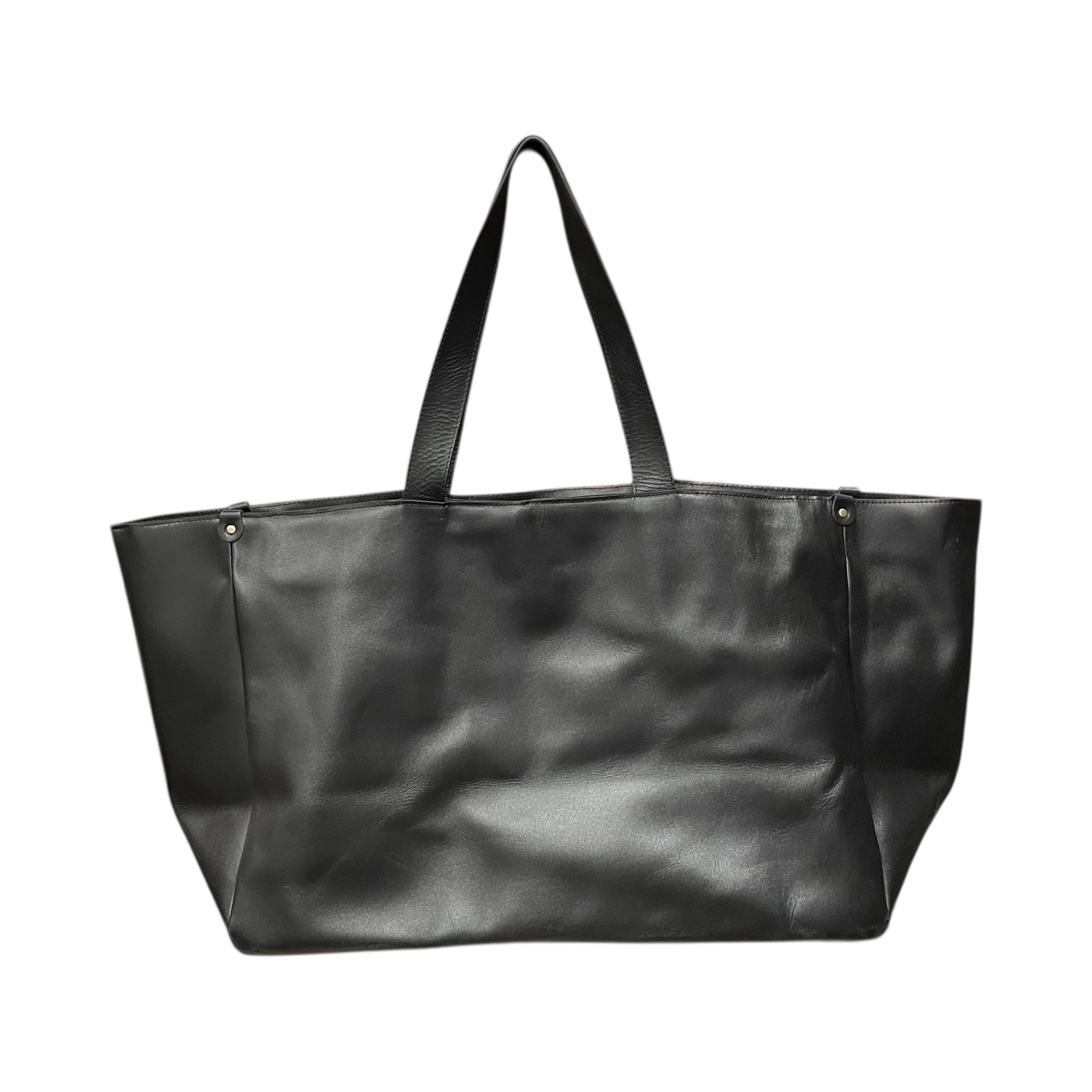 HELEN ANTHONY/Tote Bag/Leather/BLK/BIG TOTE LEATHER view 1