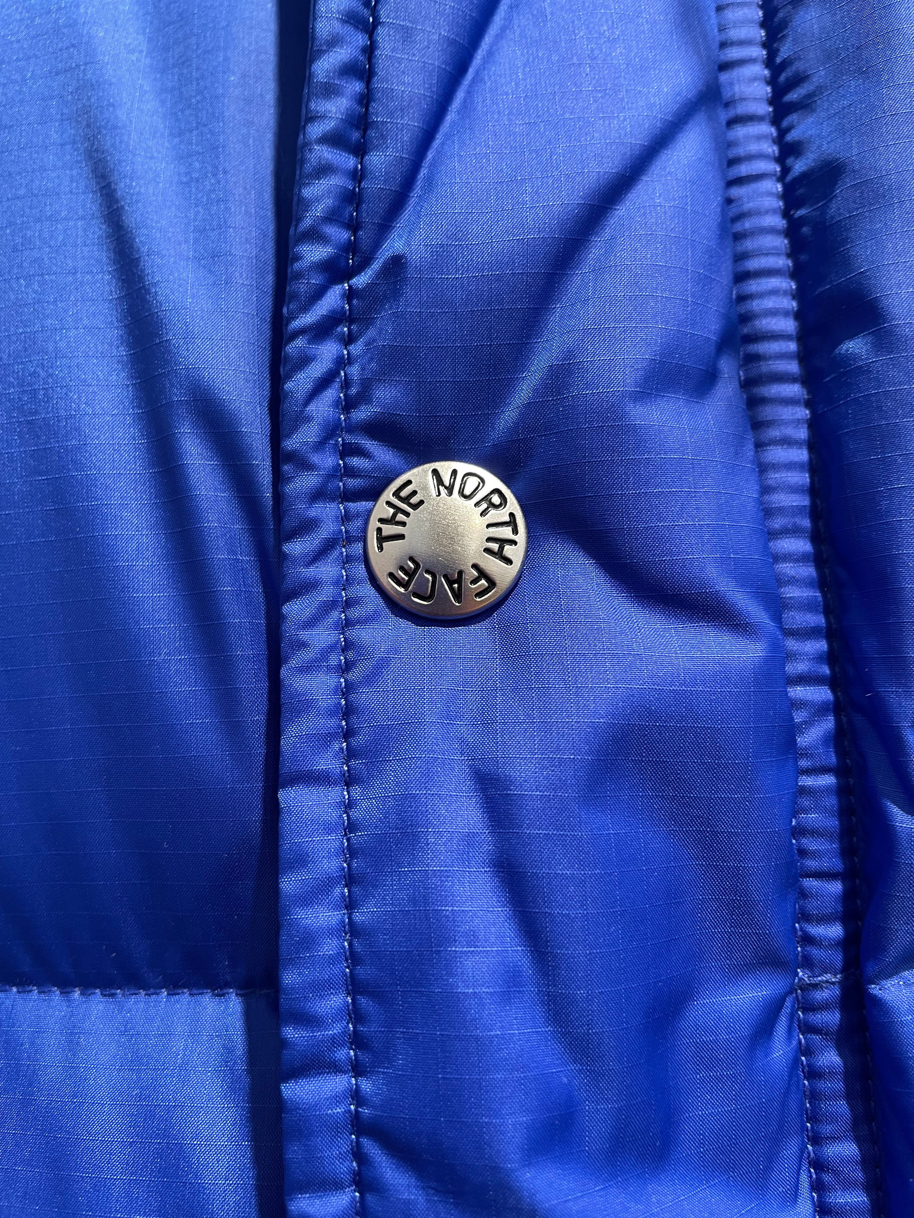 THE NORTH FACE/Puffer Jkt/S/Nylon/BLU/Graphic/Colorblock Sierra Parka view 6