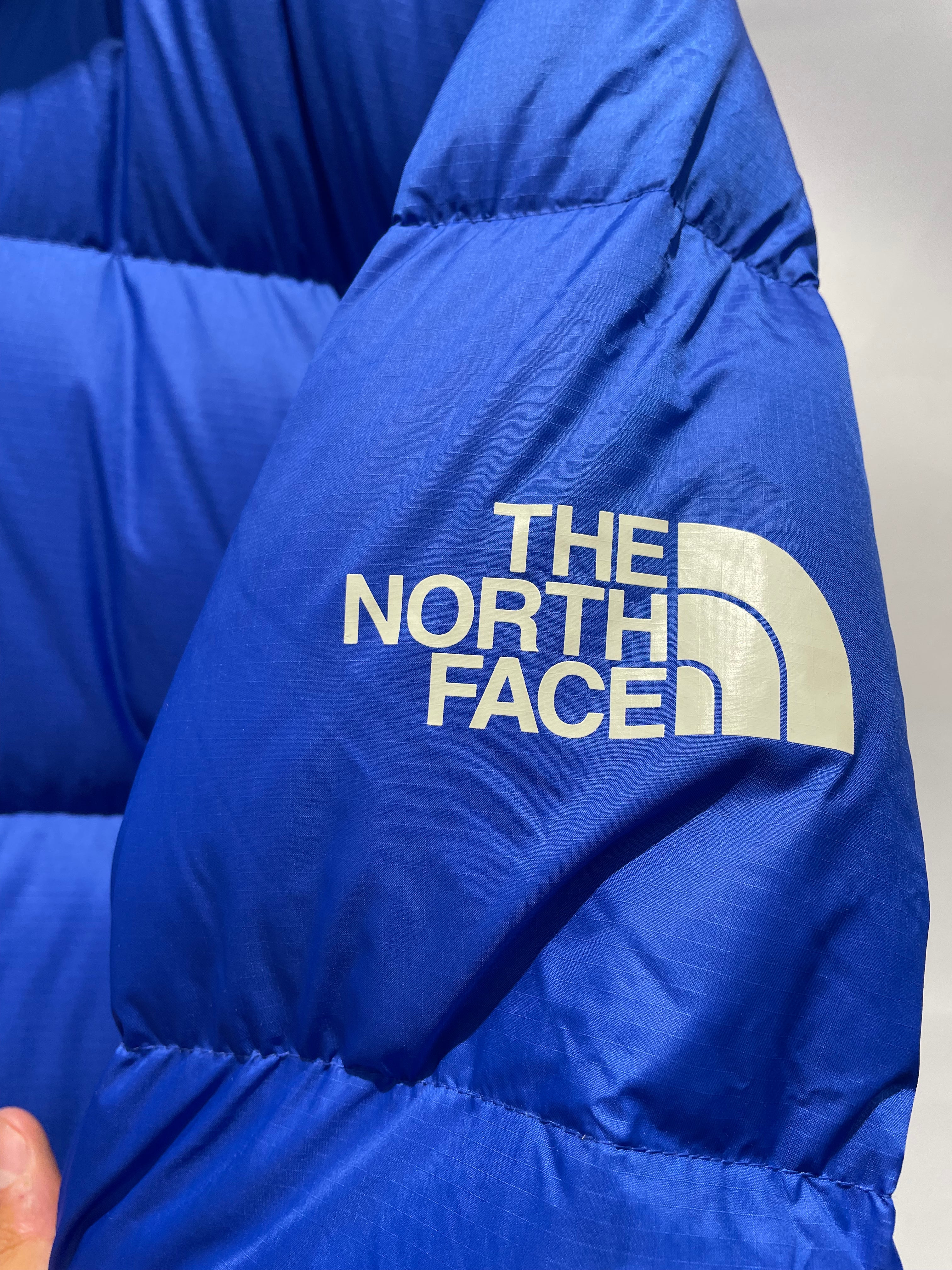 THE NORTH FACE/Puffer Jkt/S/Nylon/BLU/Graphic/Colorblock Sierra Parka view 5