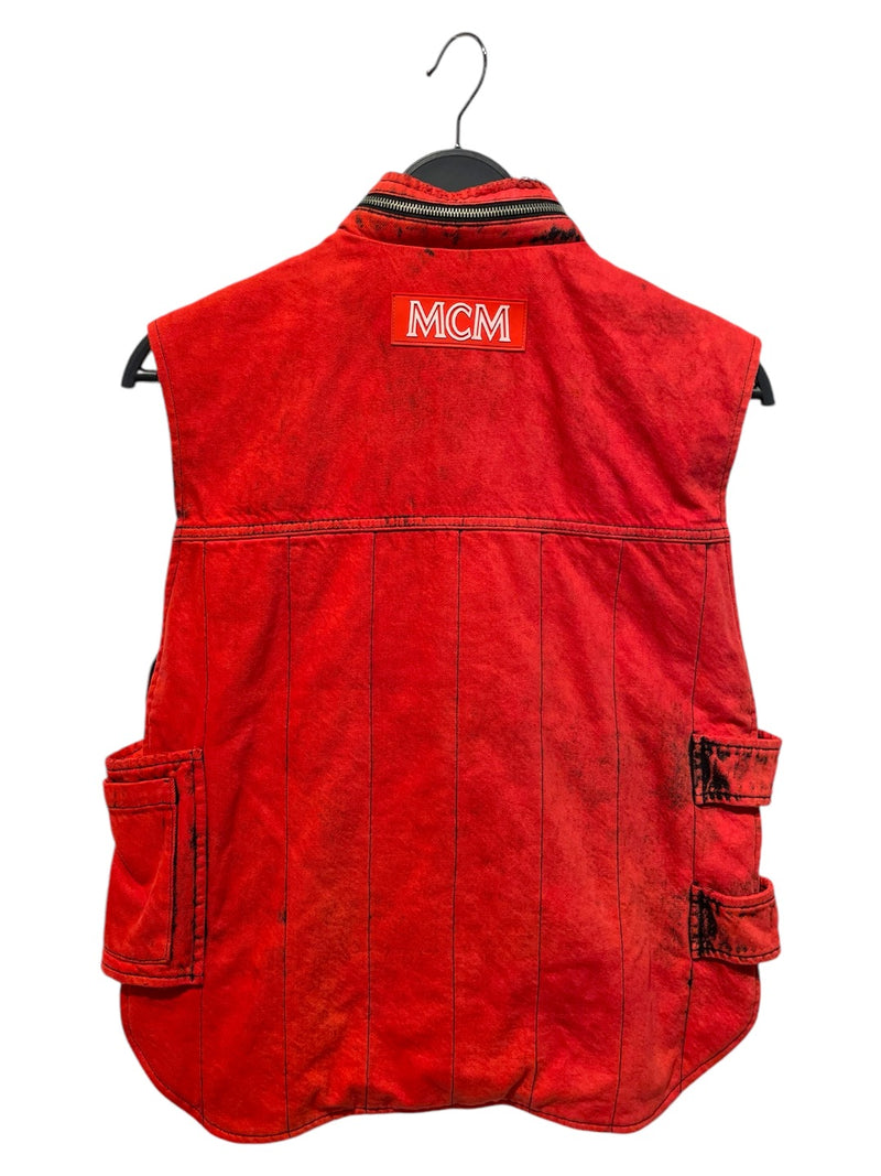 MCM/Vest/M/Cotton/RED/Bulletproof Vest = Missing Zip