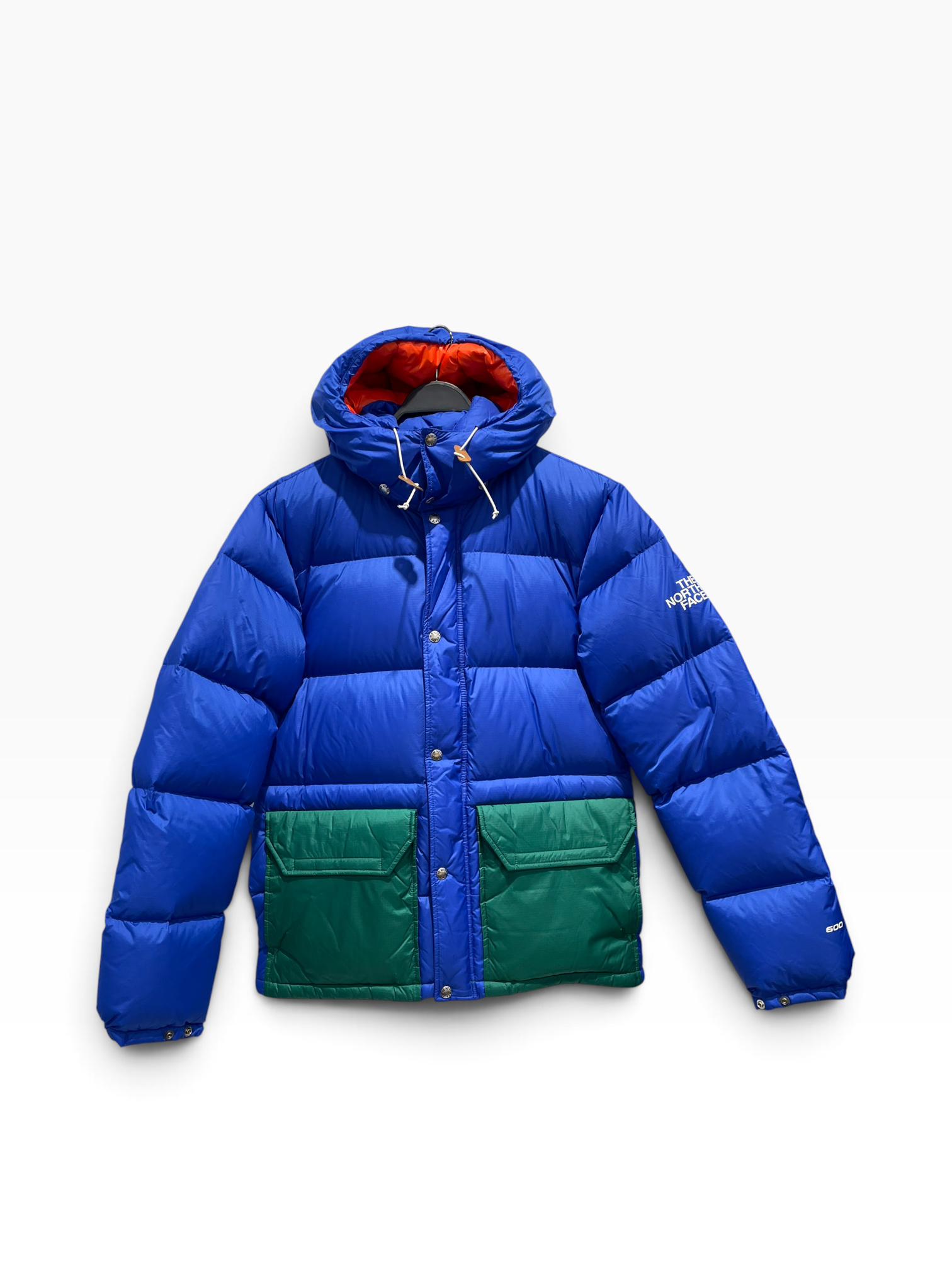THE NORTH FACE/Puffer Jkt/S/Nylon/BLU/Graphic/Colorblock Sierra Parka view 2