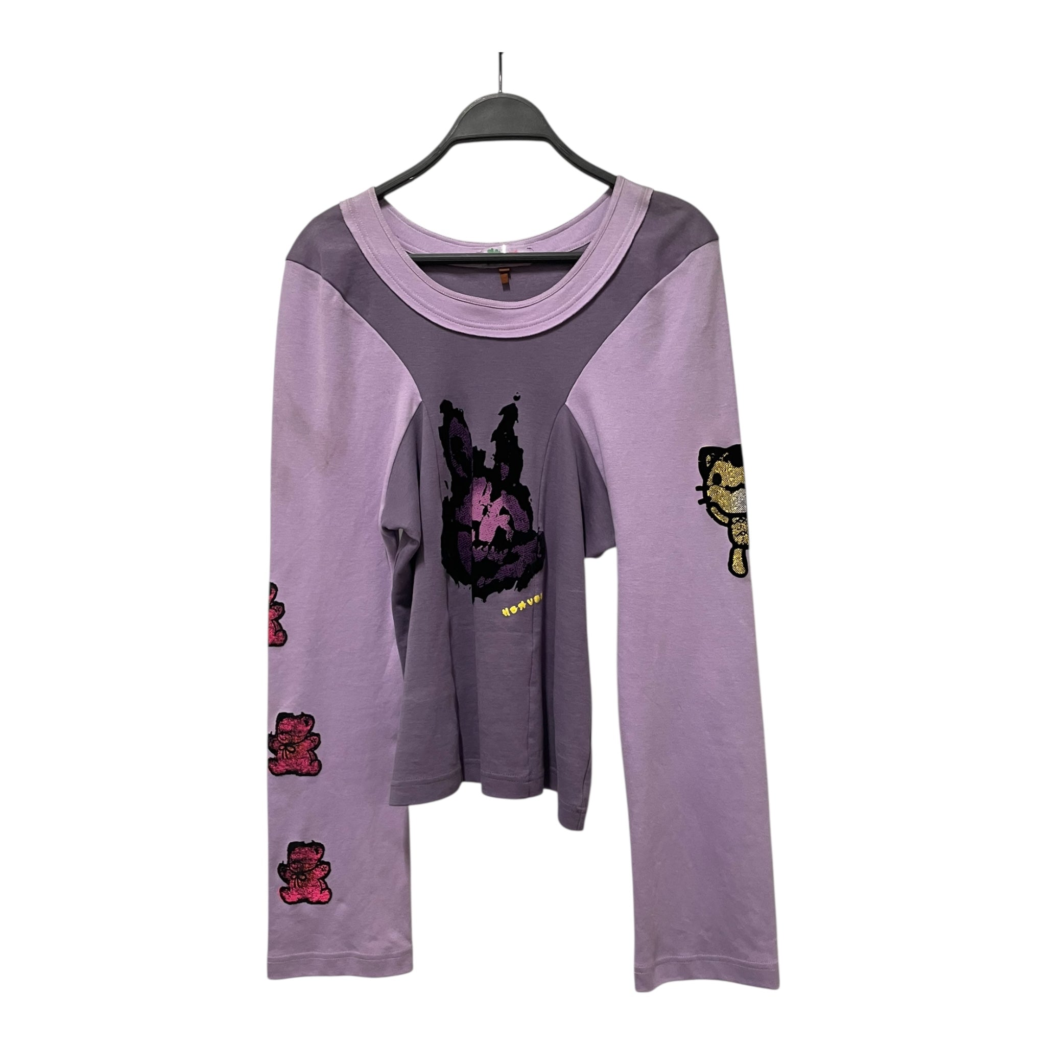 Heaven By Marc Jacobs/Kiko Kostadinov/LS Cut & Sew/XS/Cotton/PPL/ view 1
