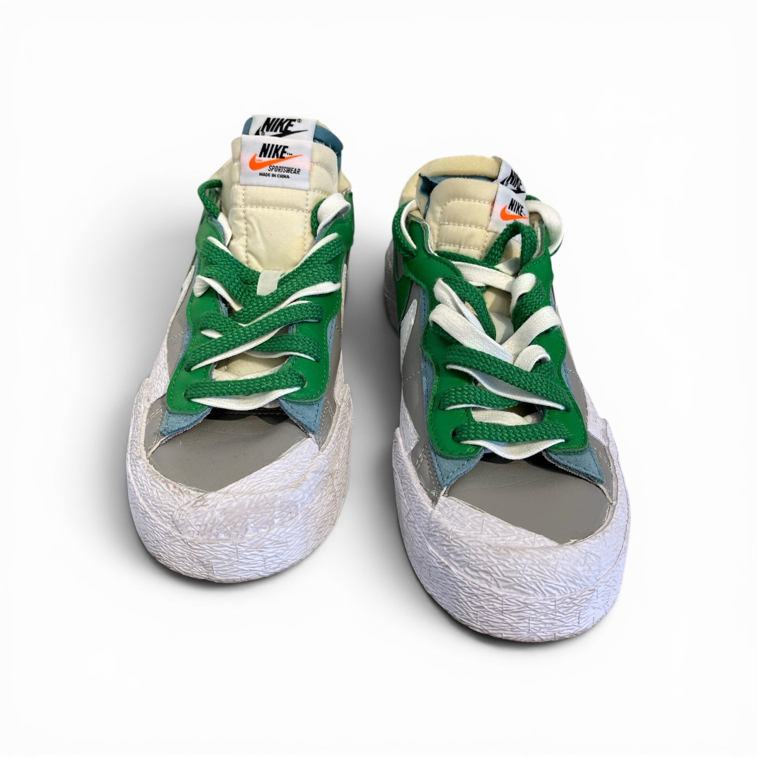 NIKE/BLAZER LOW/Low-Sneakers/US 7/Leather/GRN/DD1877-001 view 1