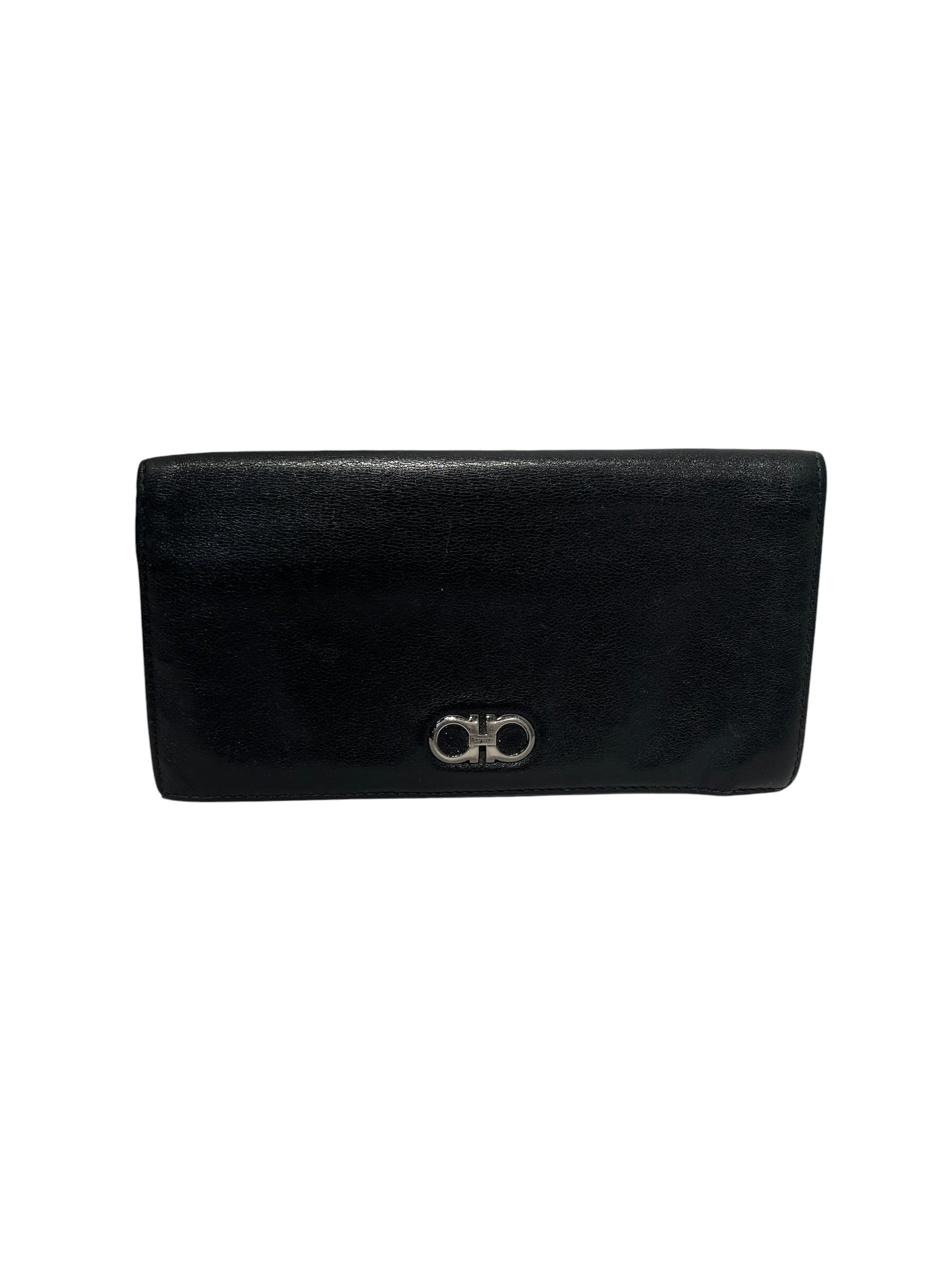 Salvatore Ferragamo/Long Wallet/BLK/ view 1