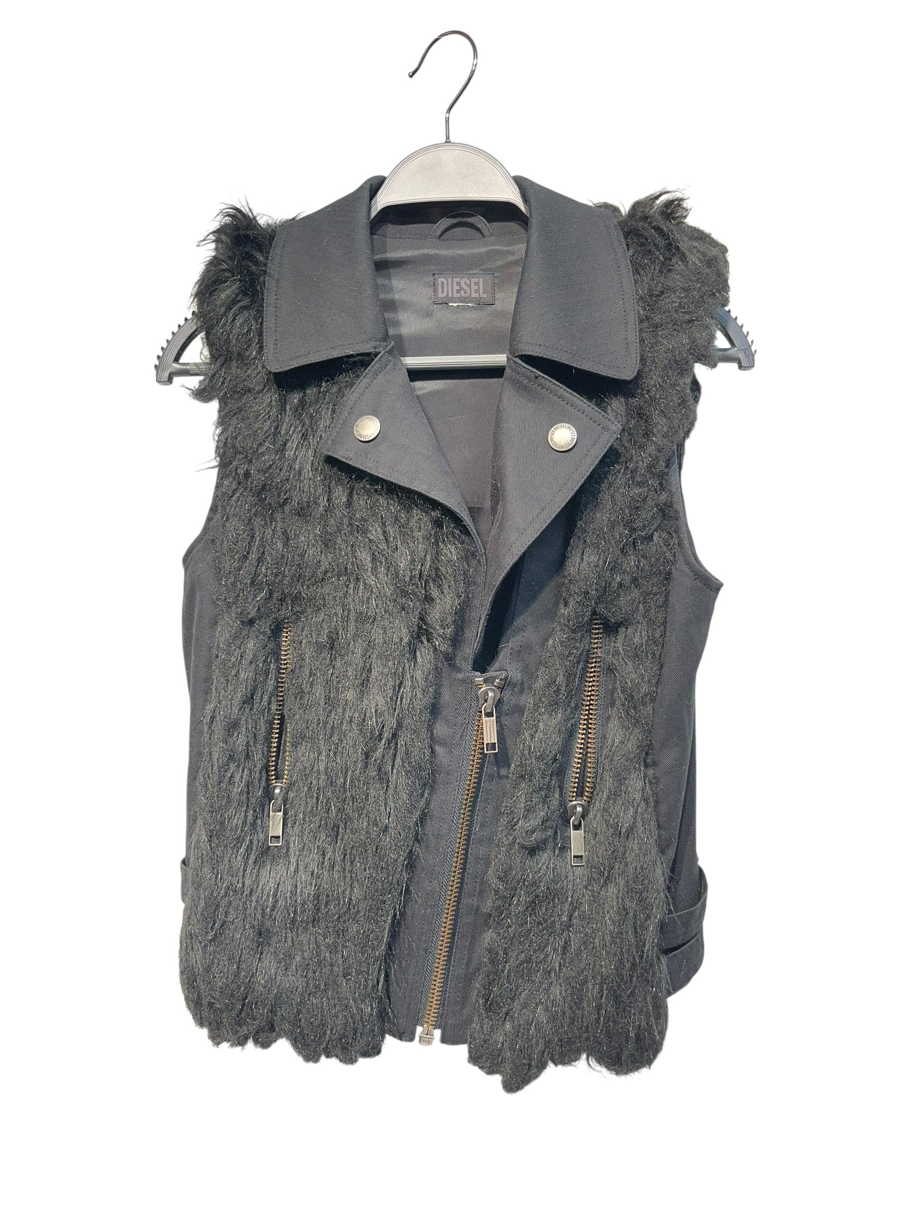 DIESEL/Vest/XS/Cotton/BLK/ view 1
