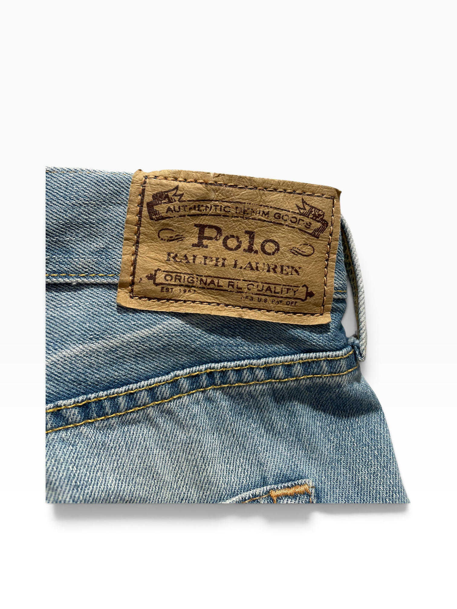 POLO RALPH LAUREN/Straight Pants/29/Denim/BLU/Avery Boyfriend Patchwork view 3
