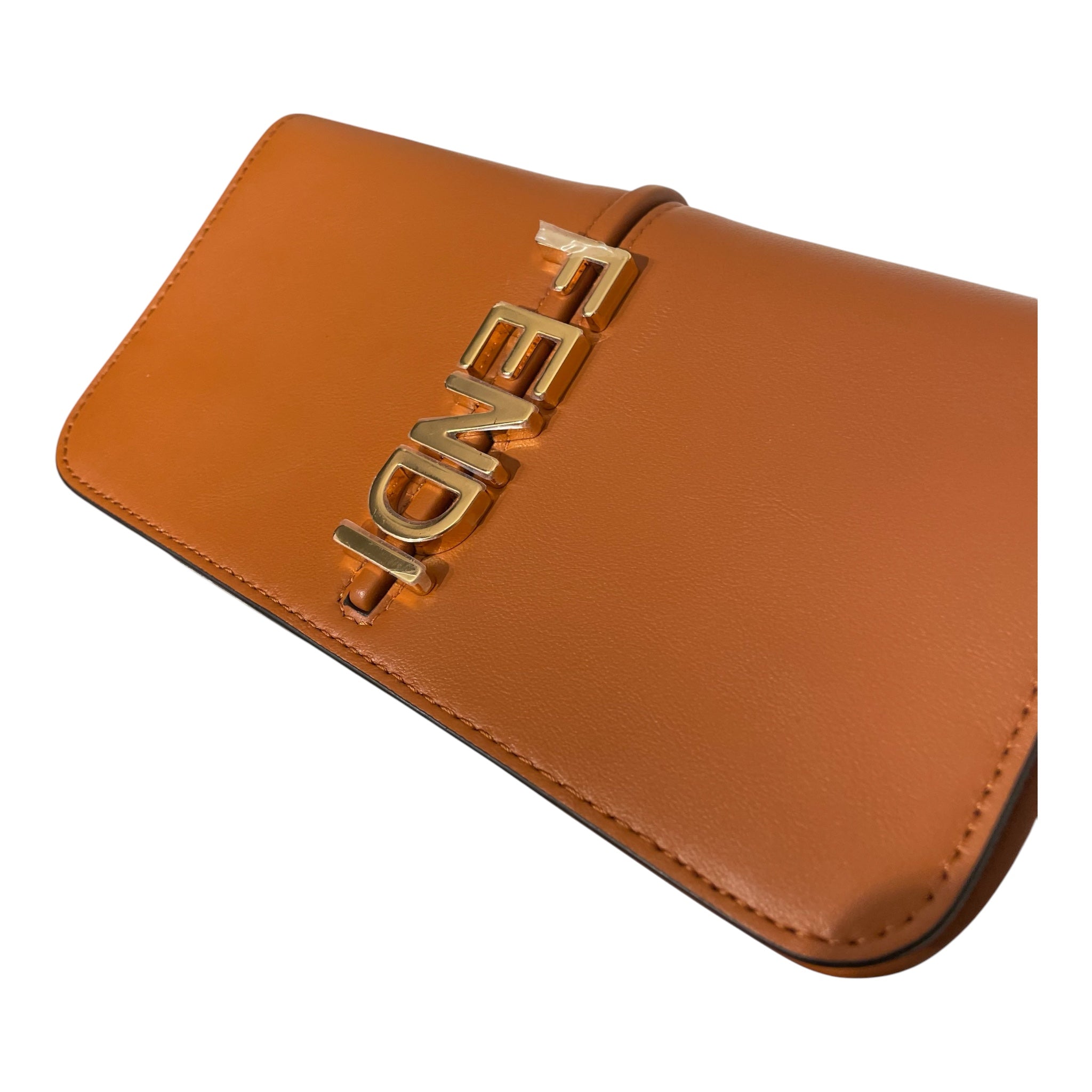 FENDI/Clutch Bag/Leather/ORN/CENTER SIDE LOGO WITH WALLET view 7
