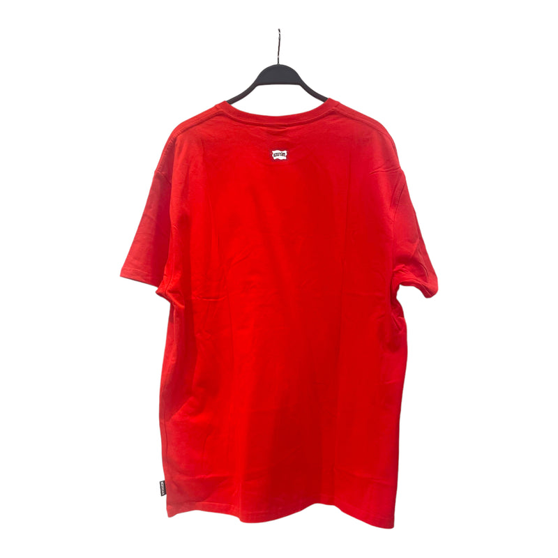 ICE CREAM/T-Shirt/XXL/Cotton/RED/Graphic/