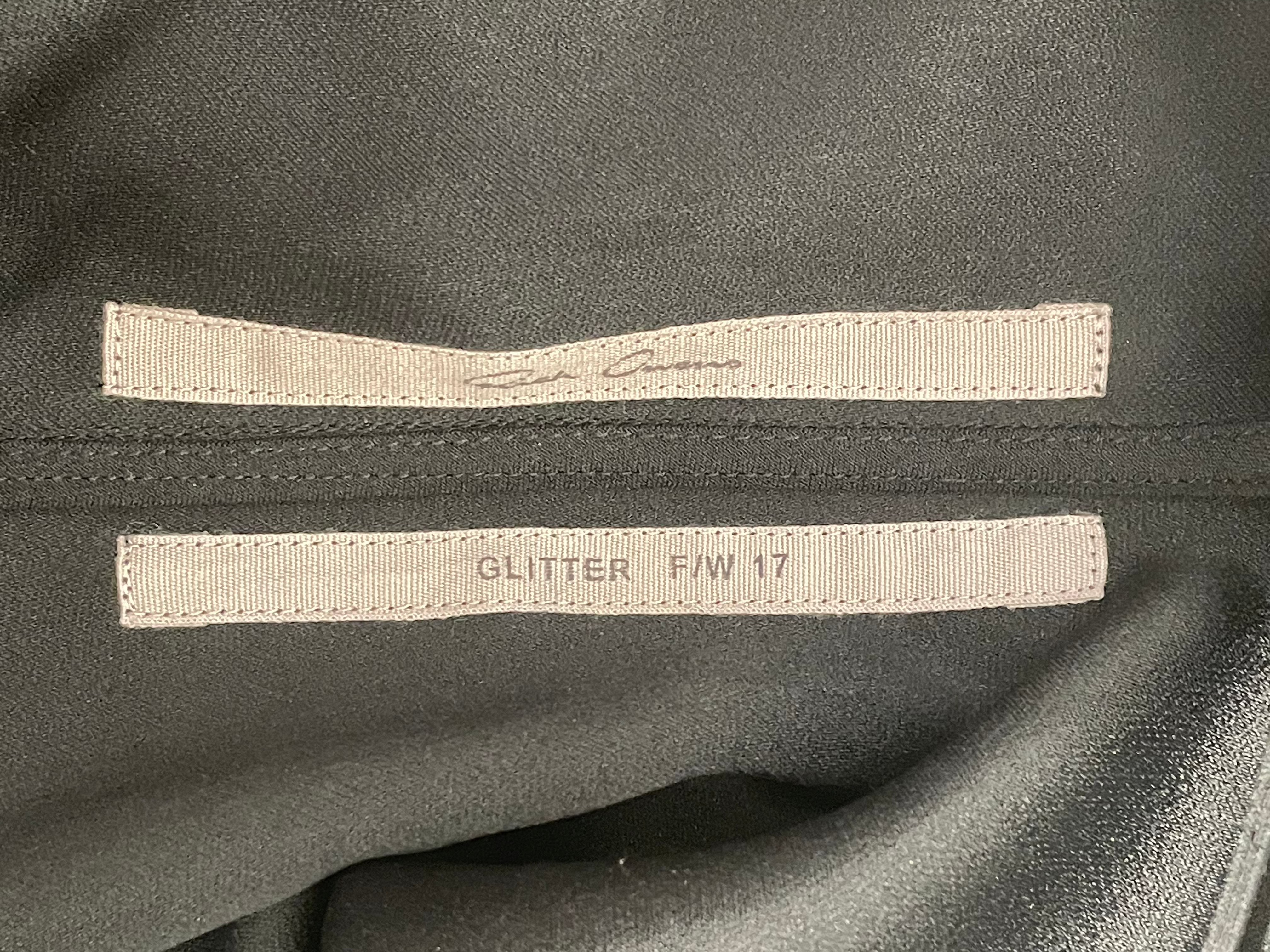Rick Owens/Dress/44/Polyester/BLK/GLITTER F/W 17 view 3