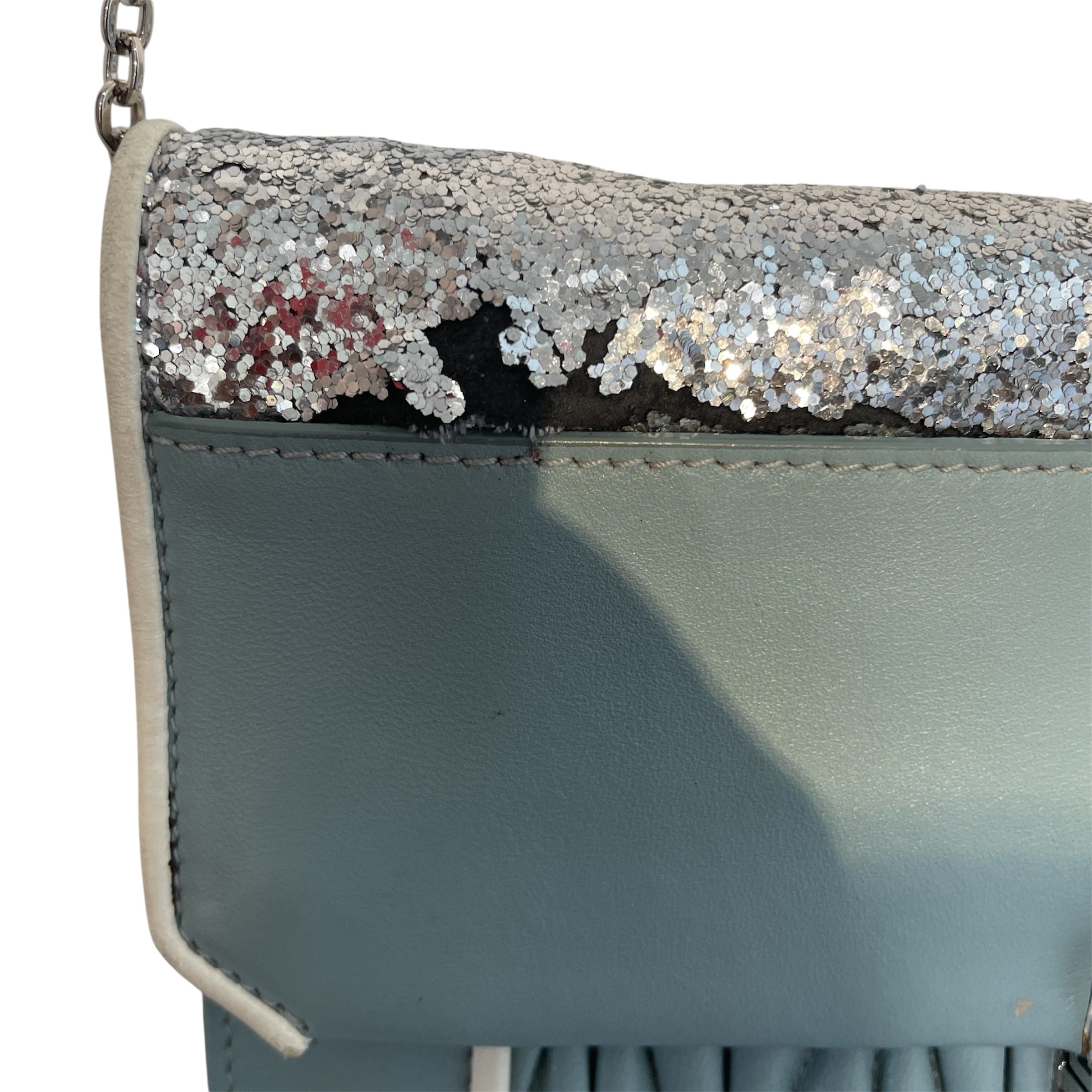 MIU MIU/Bag/Leather/BLU/Cross Body Bag view 3