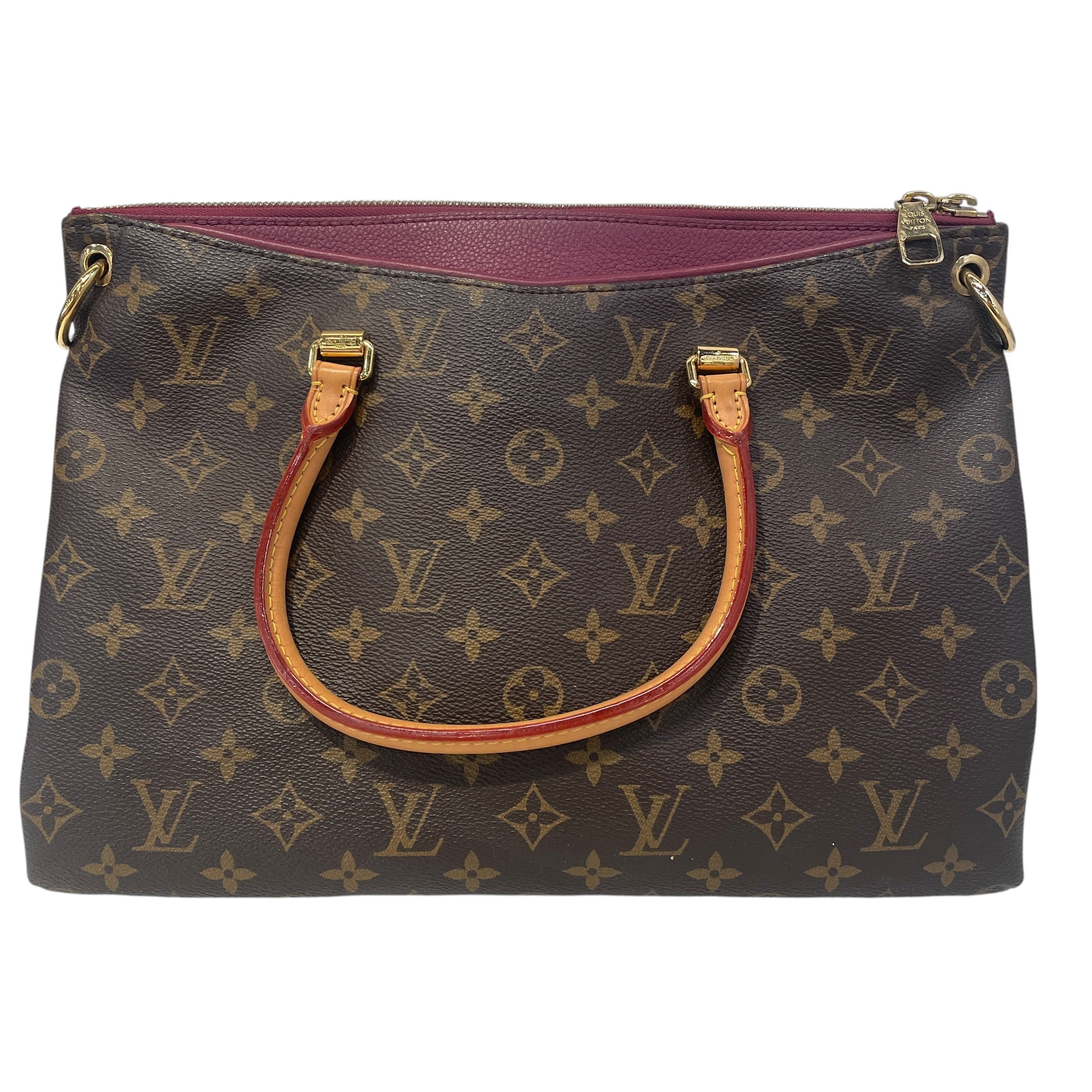 LOUIS VUITTON/Cross Body Bag/Monogram/Leather/BRW/Pallas MM view 1