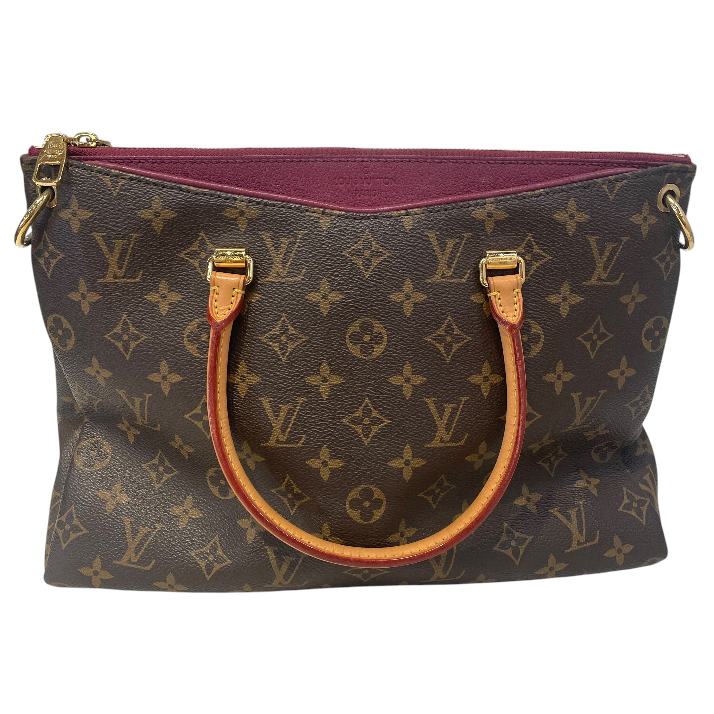 LOUIS VUITTON/Cross Body Bag/Monogram/Leather/BRW/Pallas MM view 2