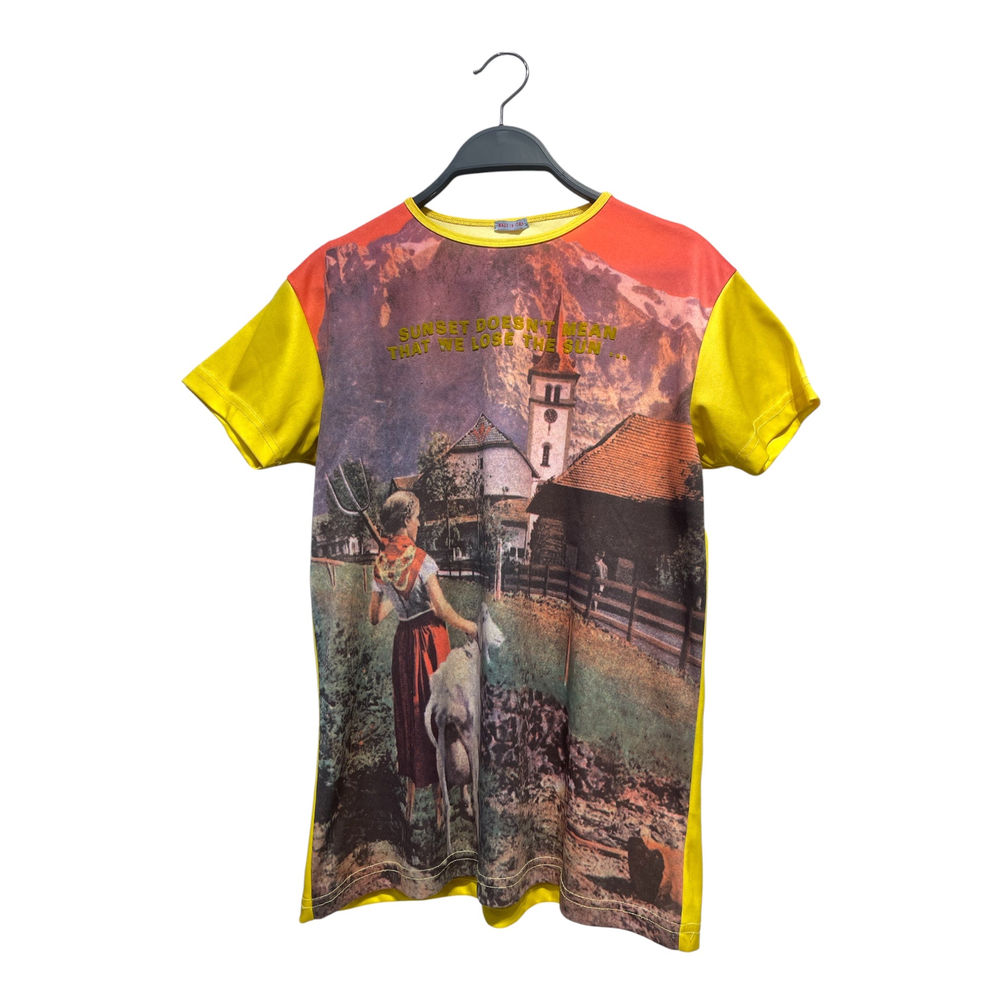 W.&L.T./T-Shirt/XL/All Over Print/Polyester/MLT/SUNSET DOESN;T MEAN THAT WE... view 1