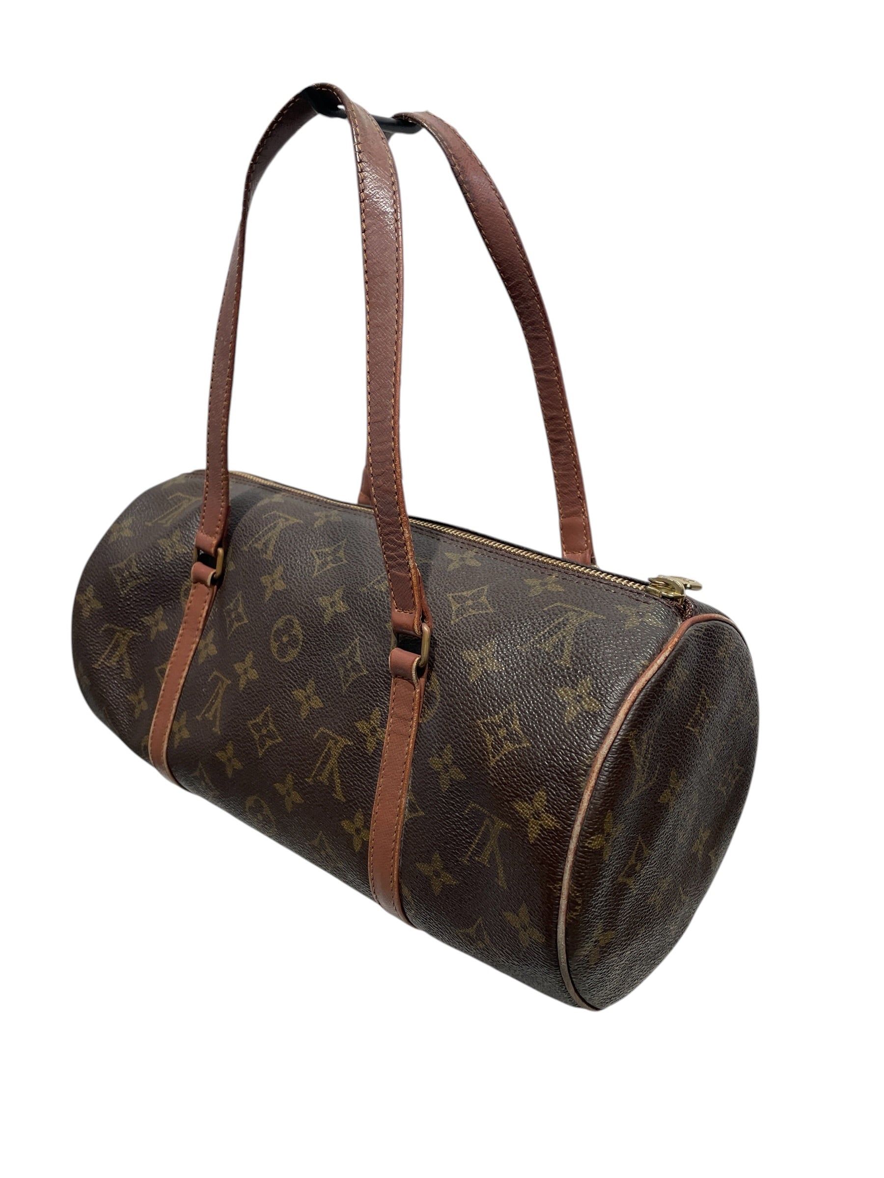 LOUIS VUITTON/Hand Bag/Leather/BRW/Vintage Monogram Papillon 26 view 3