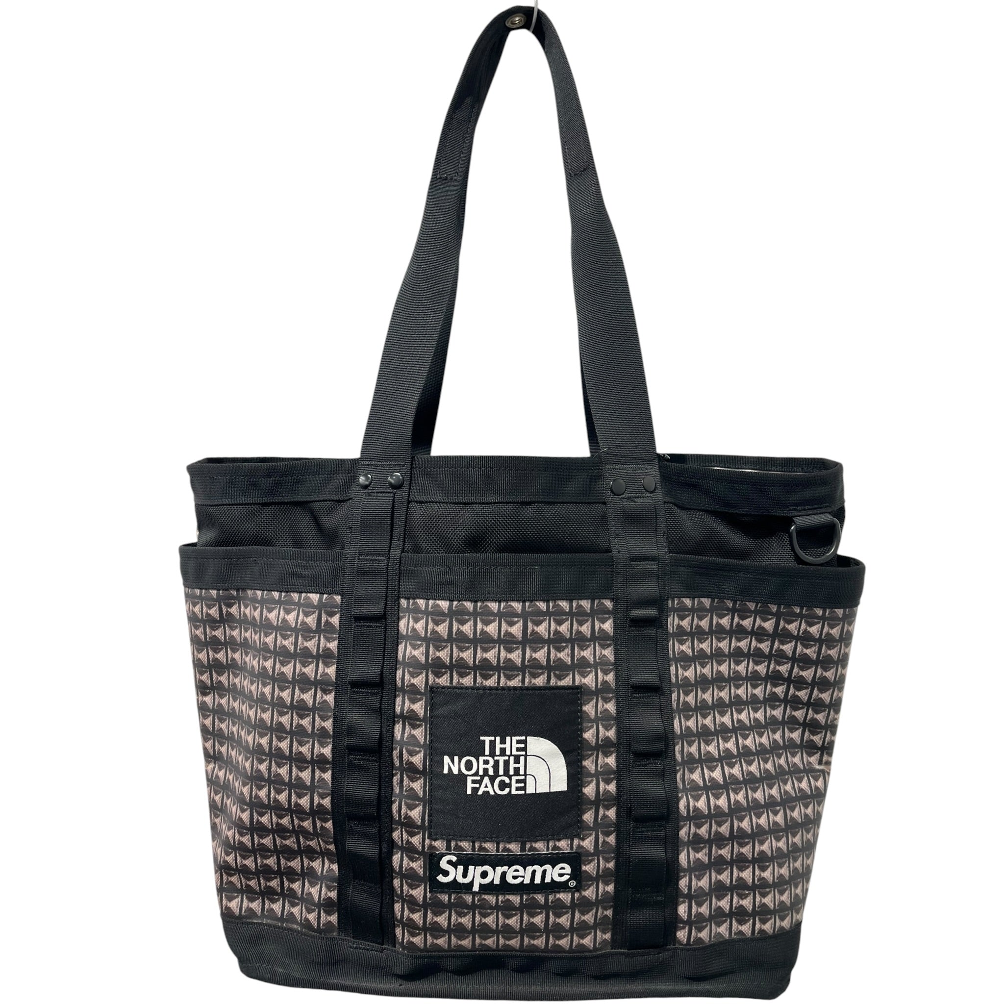 Supreme/THE NORTH FACE/Tote Bag/All Over Print/Cotton/BLK/TROMPE STUDDED TOTE view 1